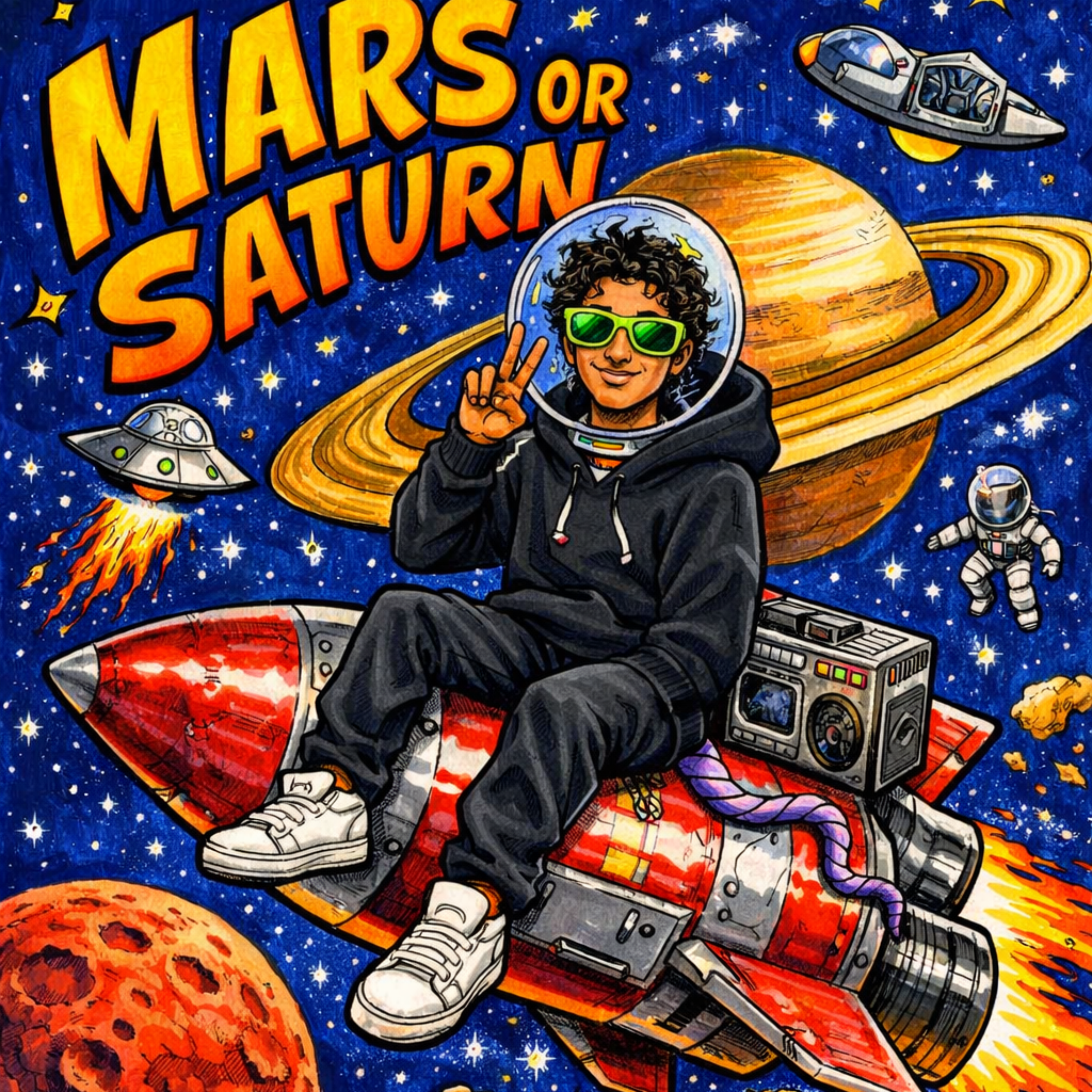 Mars or Saturn artwork