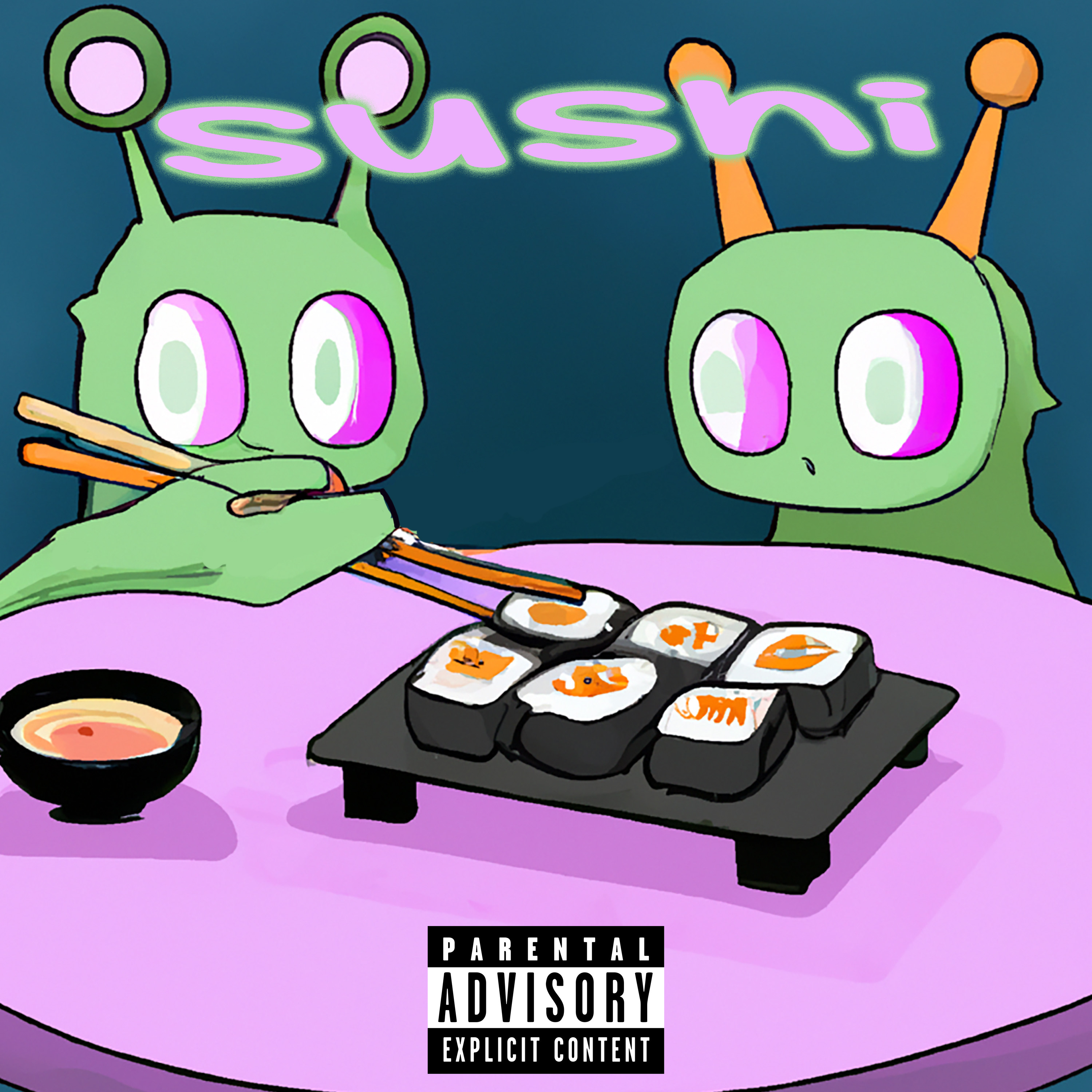 sushi artwork