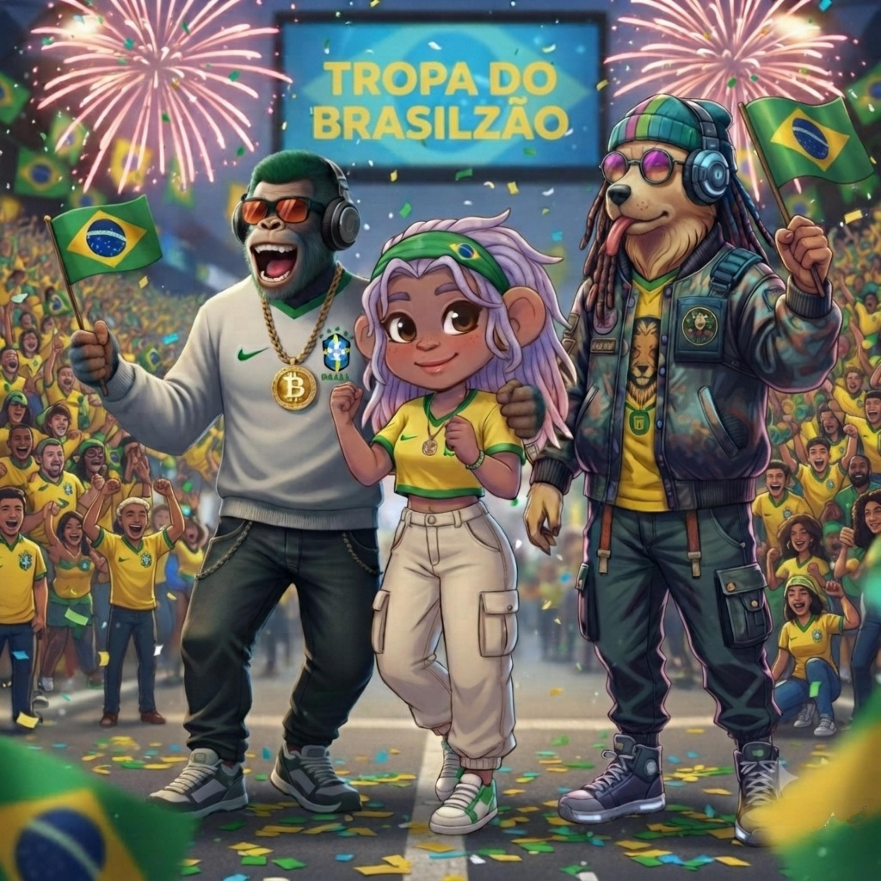 TROPA DO BRASILZÃO by Macaquito CHAVÃO cover art