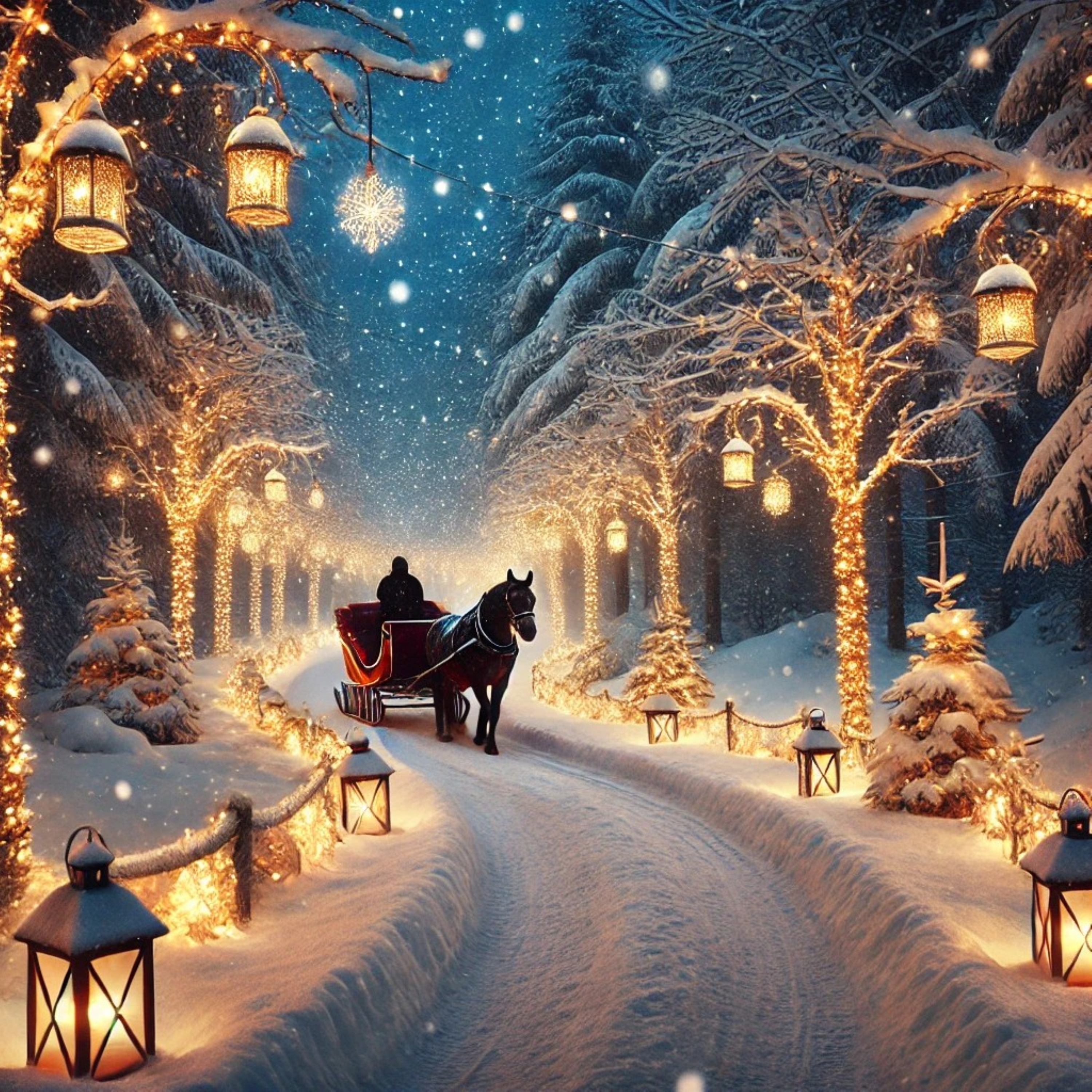 Ghosts of Christmas Beats LoFi artwork