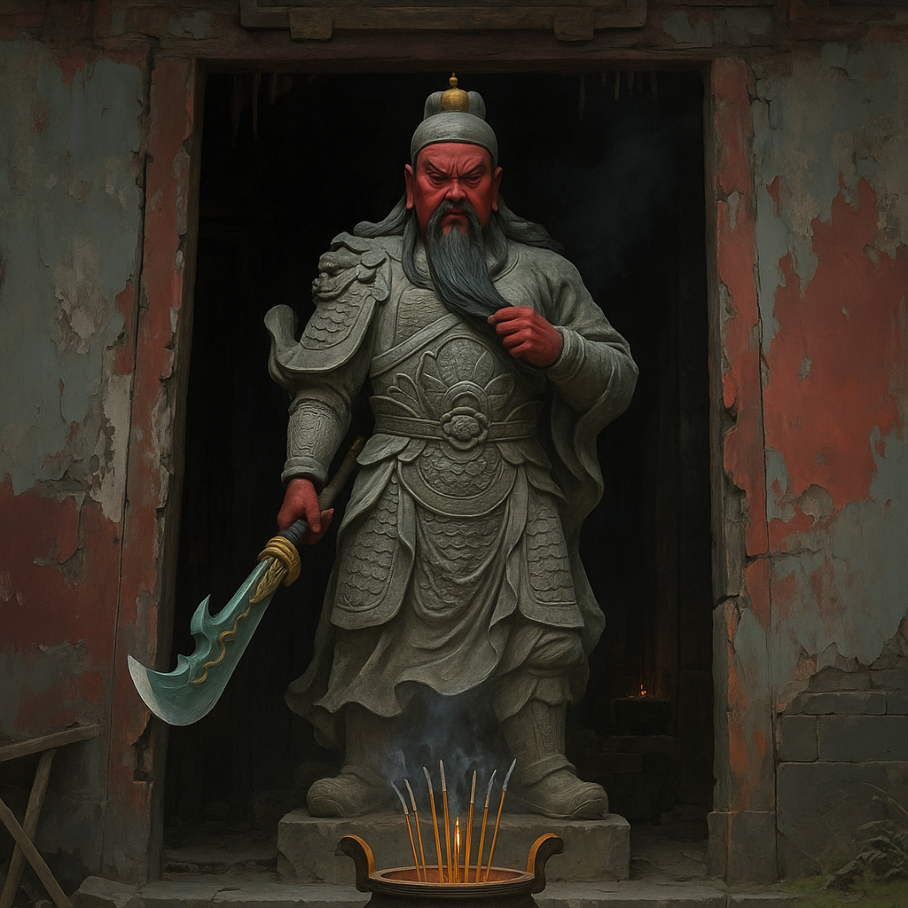 赤心护天下 （关帝） artwork