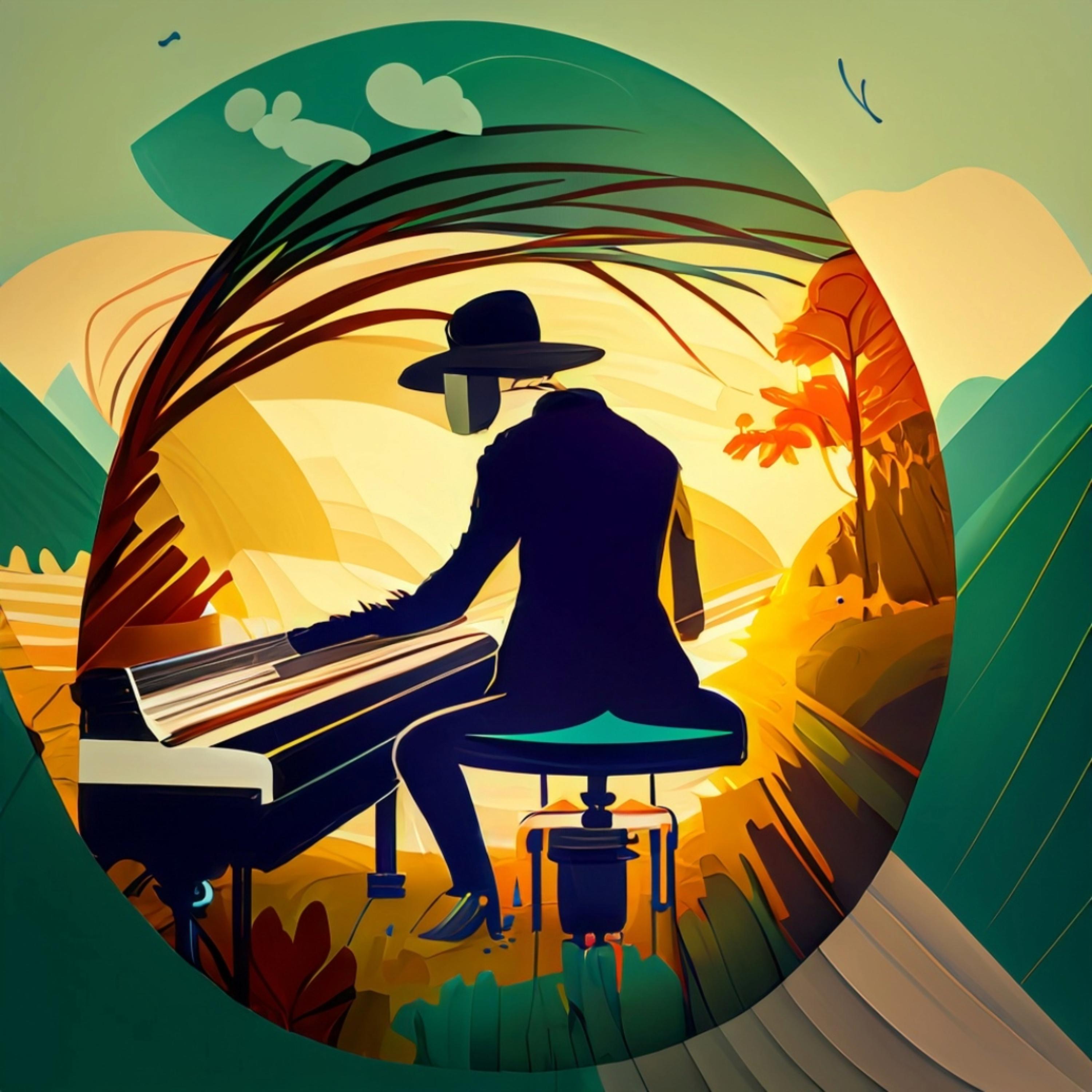 OLD MOVIE PIANO 40 artwork