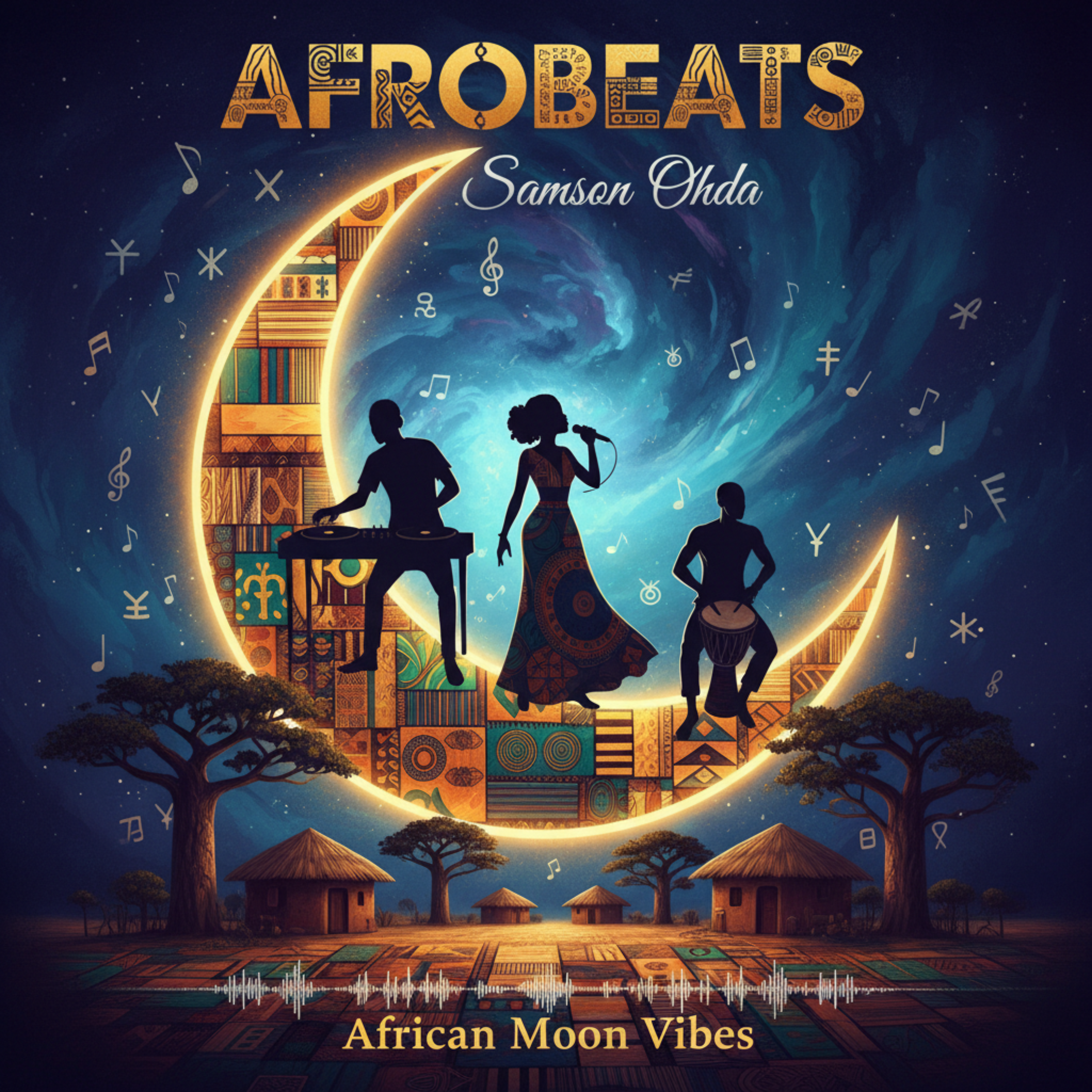 African Moon Vibes by Samson Ohda  cover art
