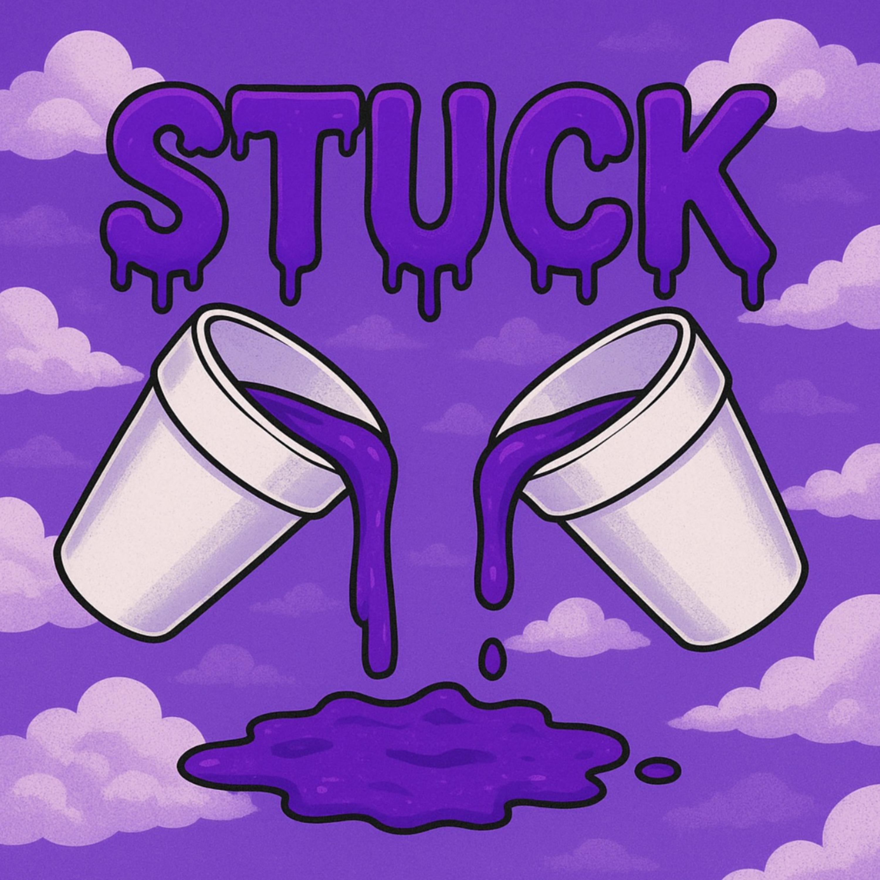 Stuck artwork