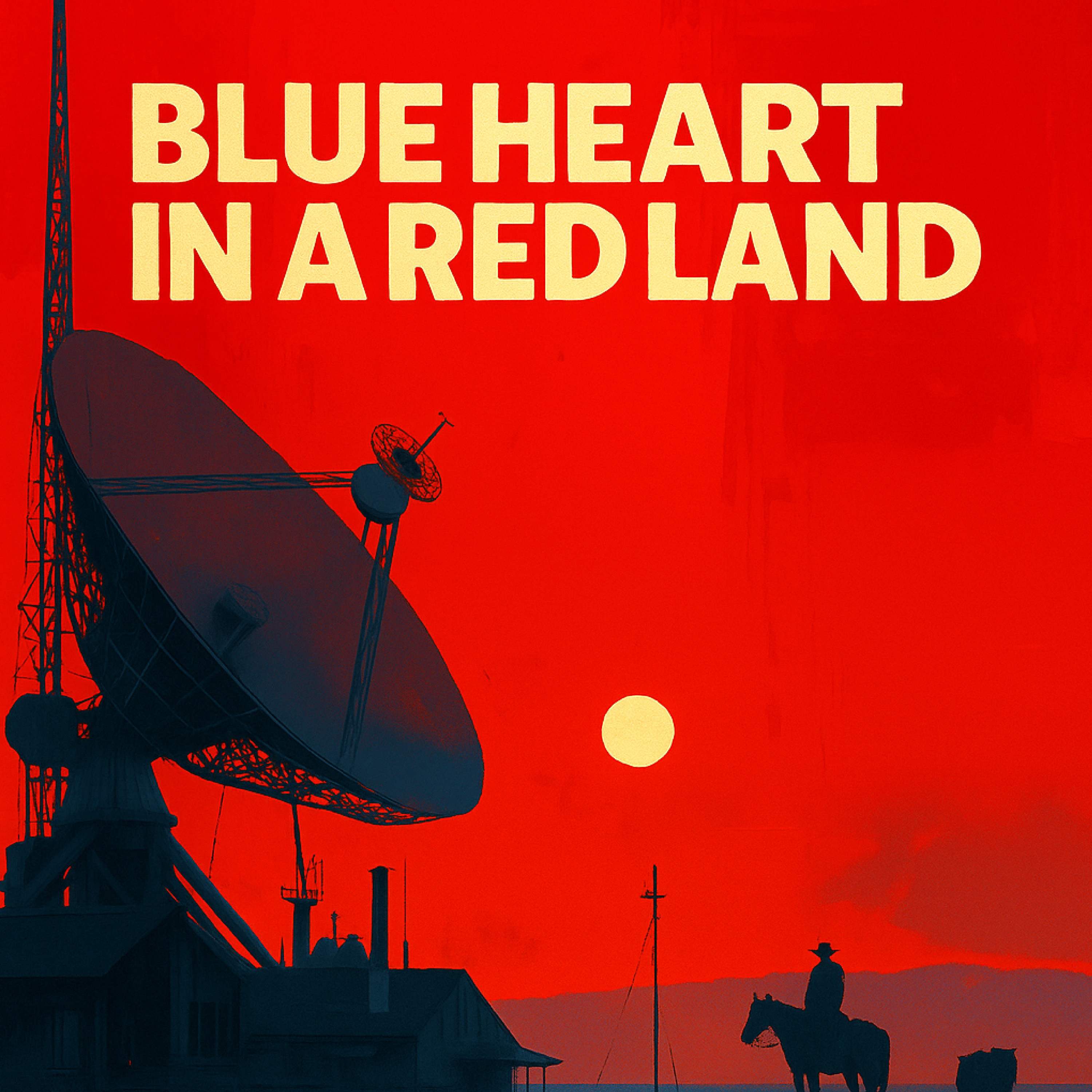 Blue Heart in a Red Land artwork