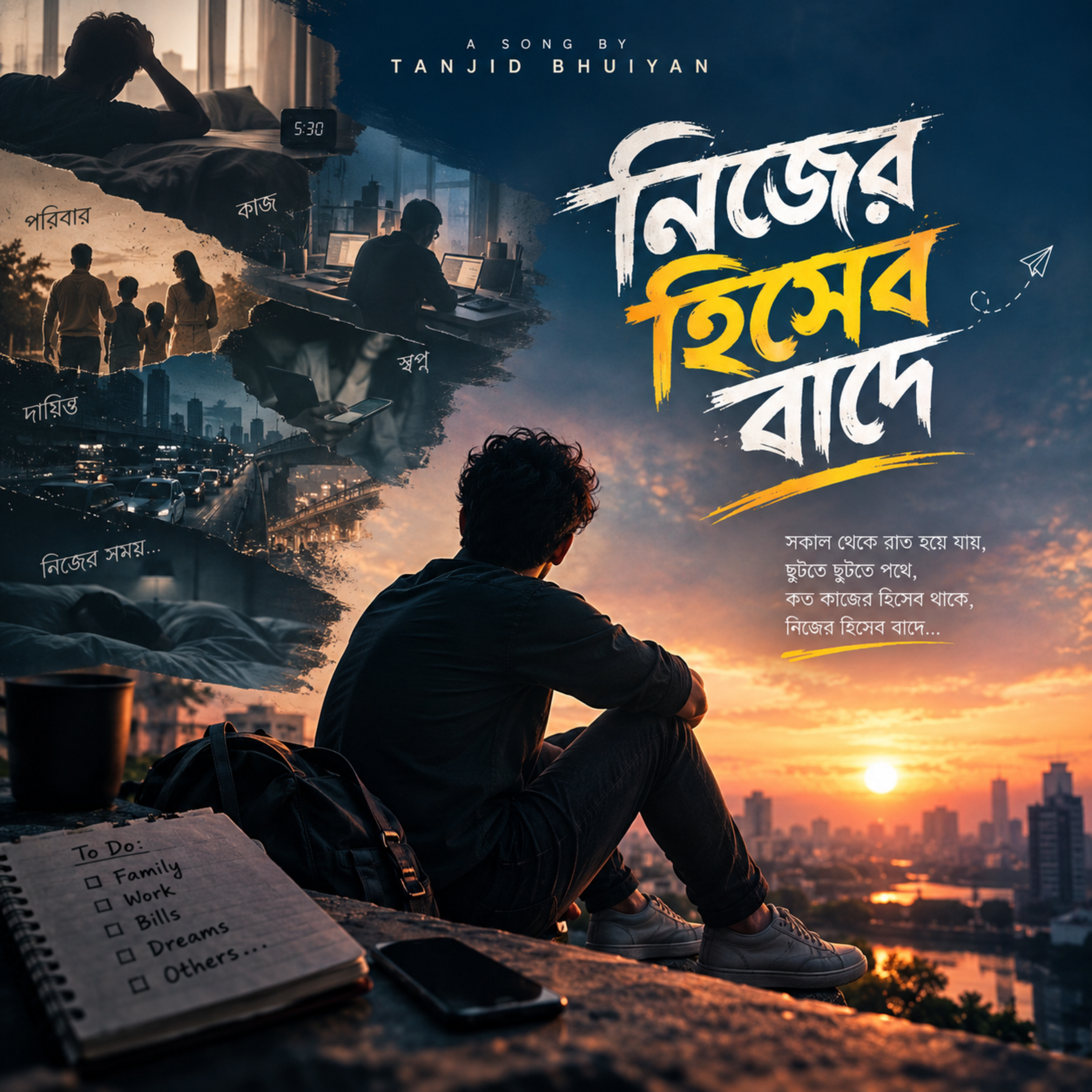 নিজের হিসেব বাদে by Tanjid Bhuiyan cover art