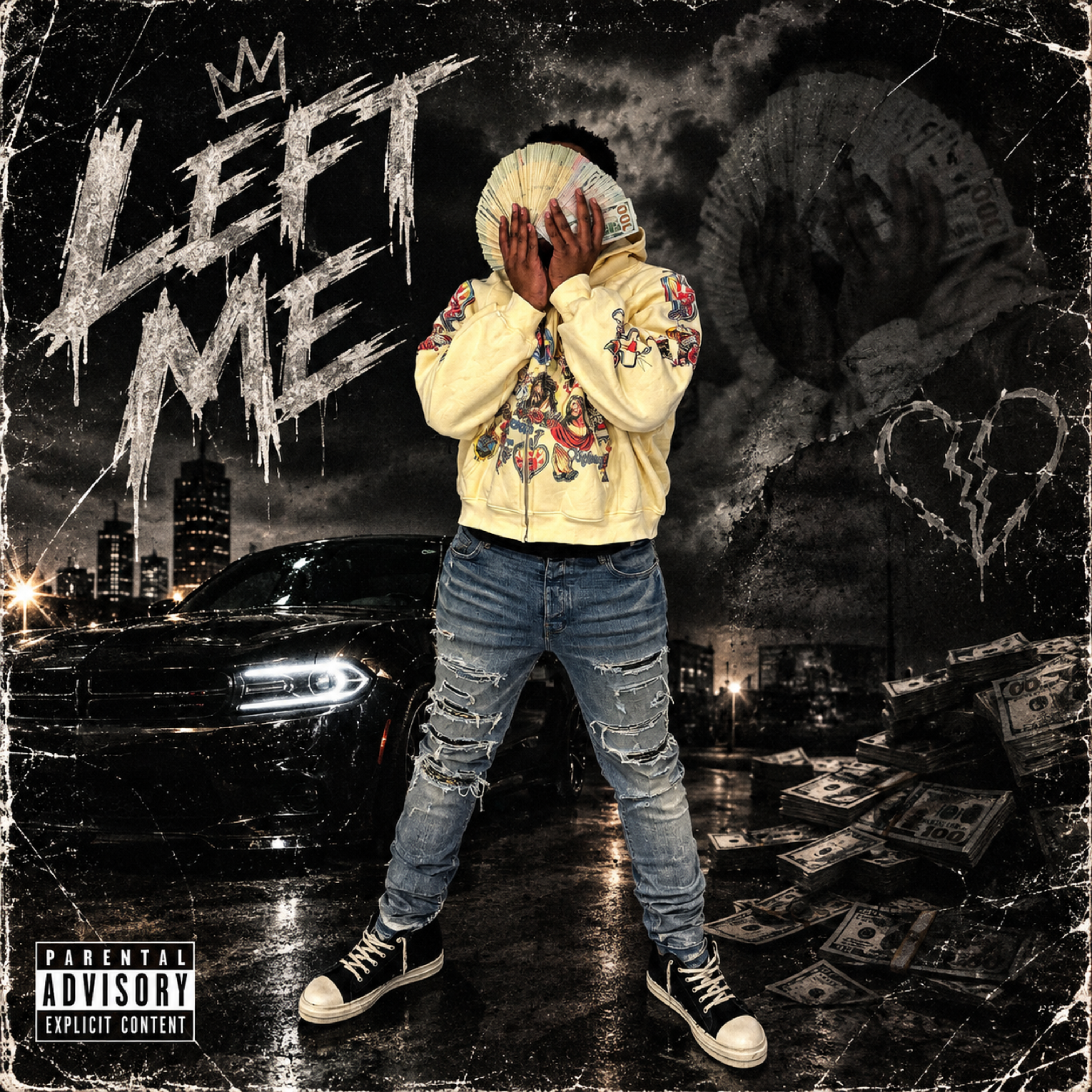 Left me by 100k Jay cover art