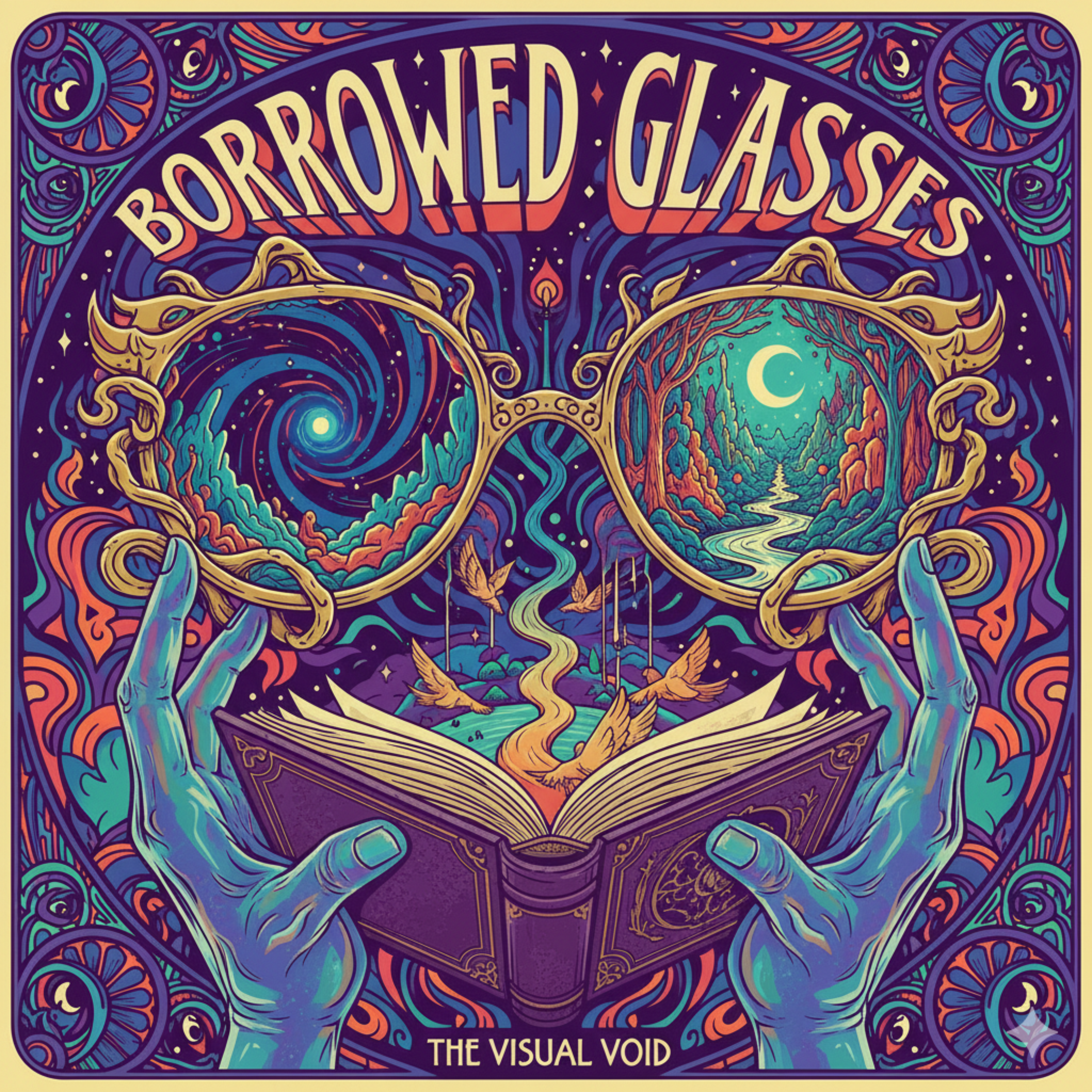borrowed glasses the visual void artwork
