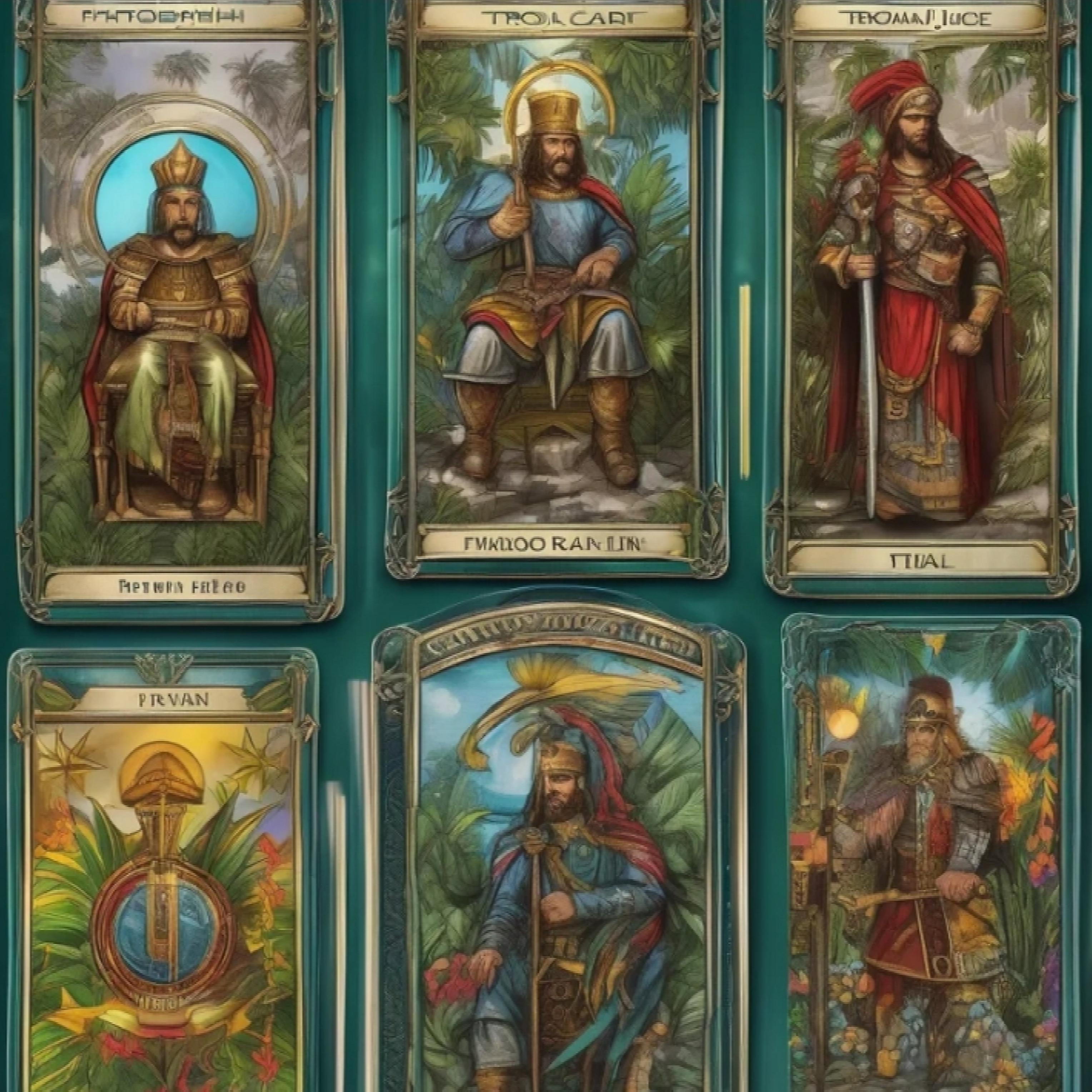 Tarot Claudia Sheinbaum Pardo Tropical artwork