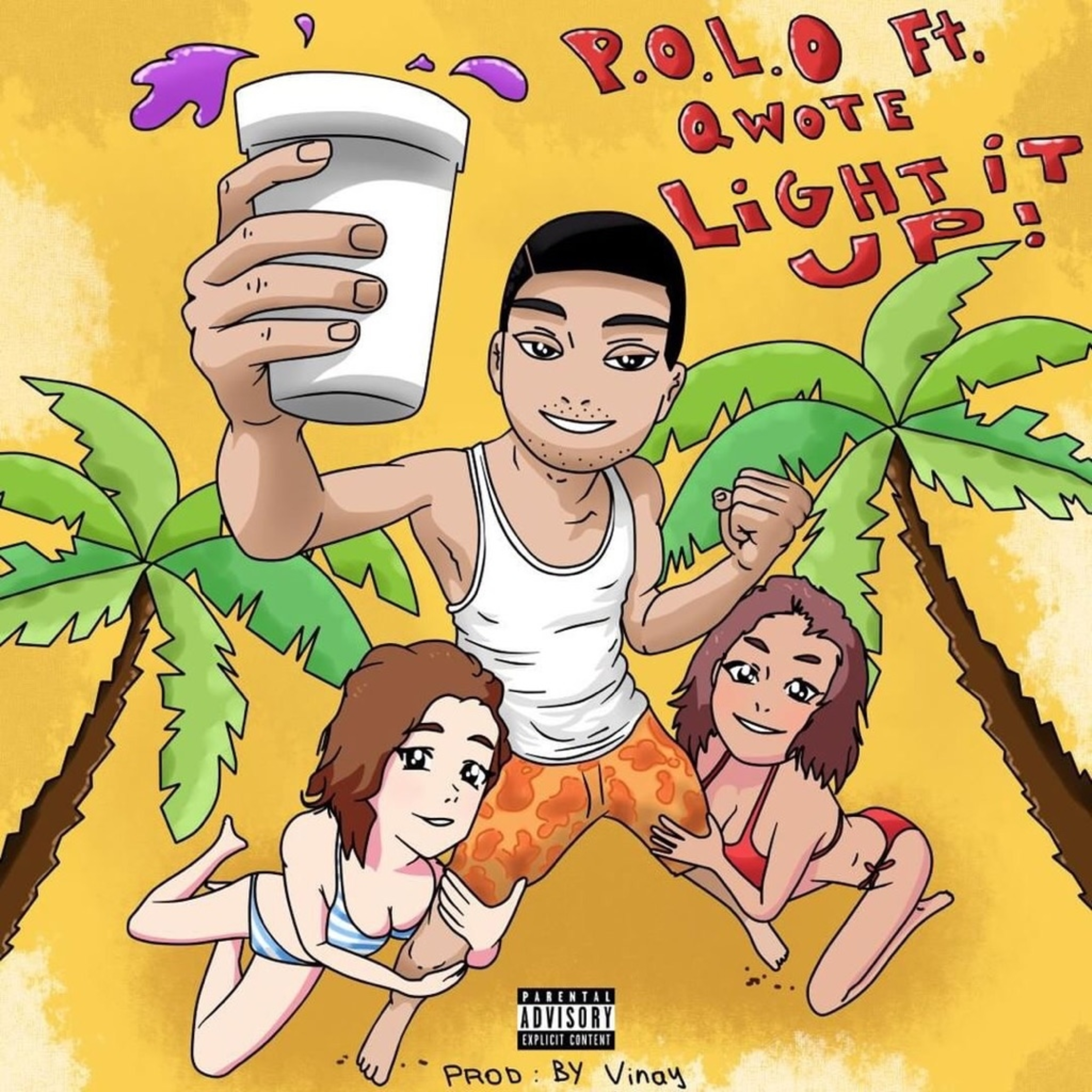 LIGHT IT UP! by P.O.L.O "Product Of Lifes Obstacles" cover art