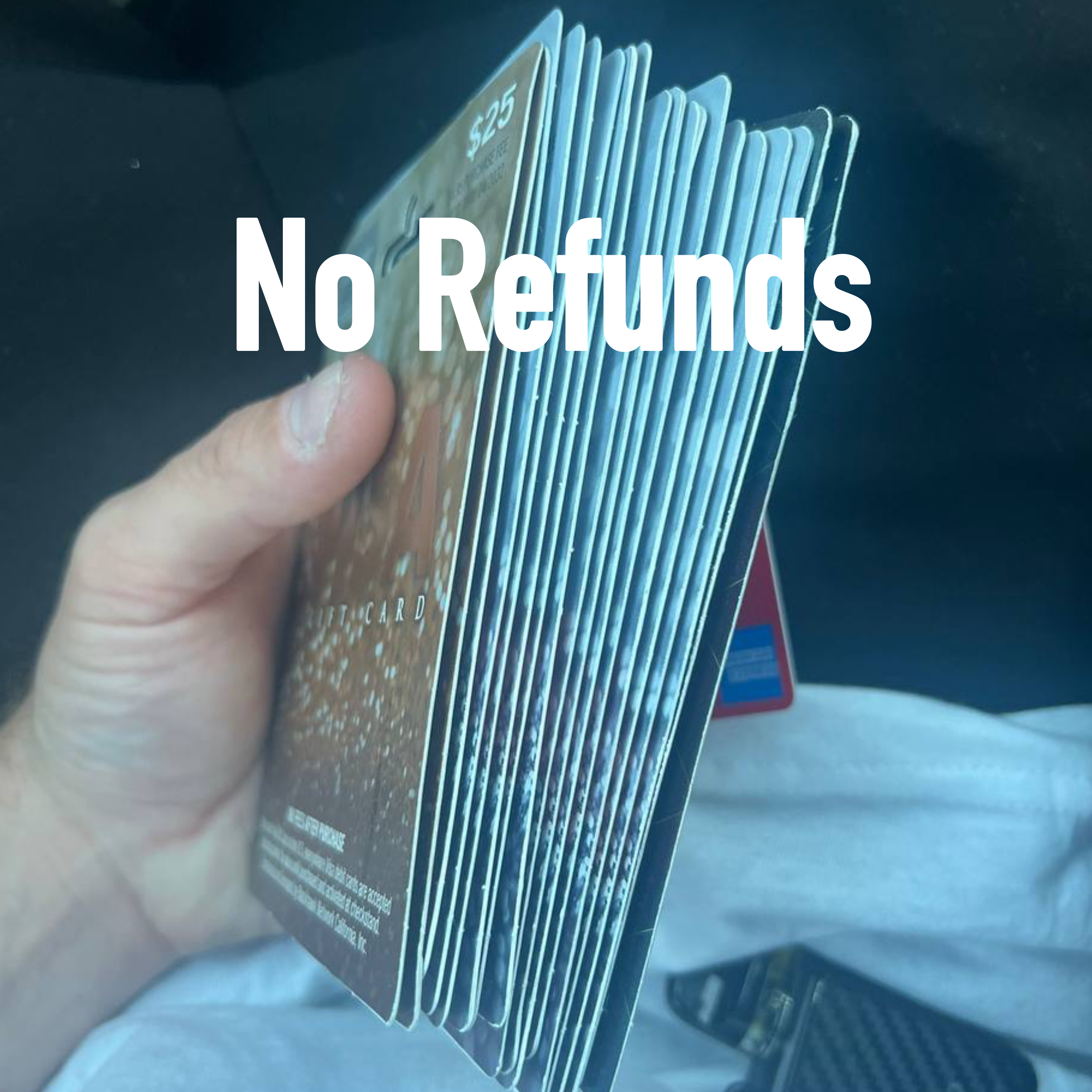 No Refunds artwork