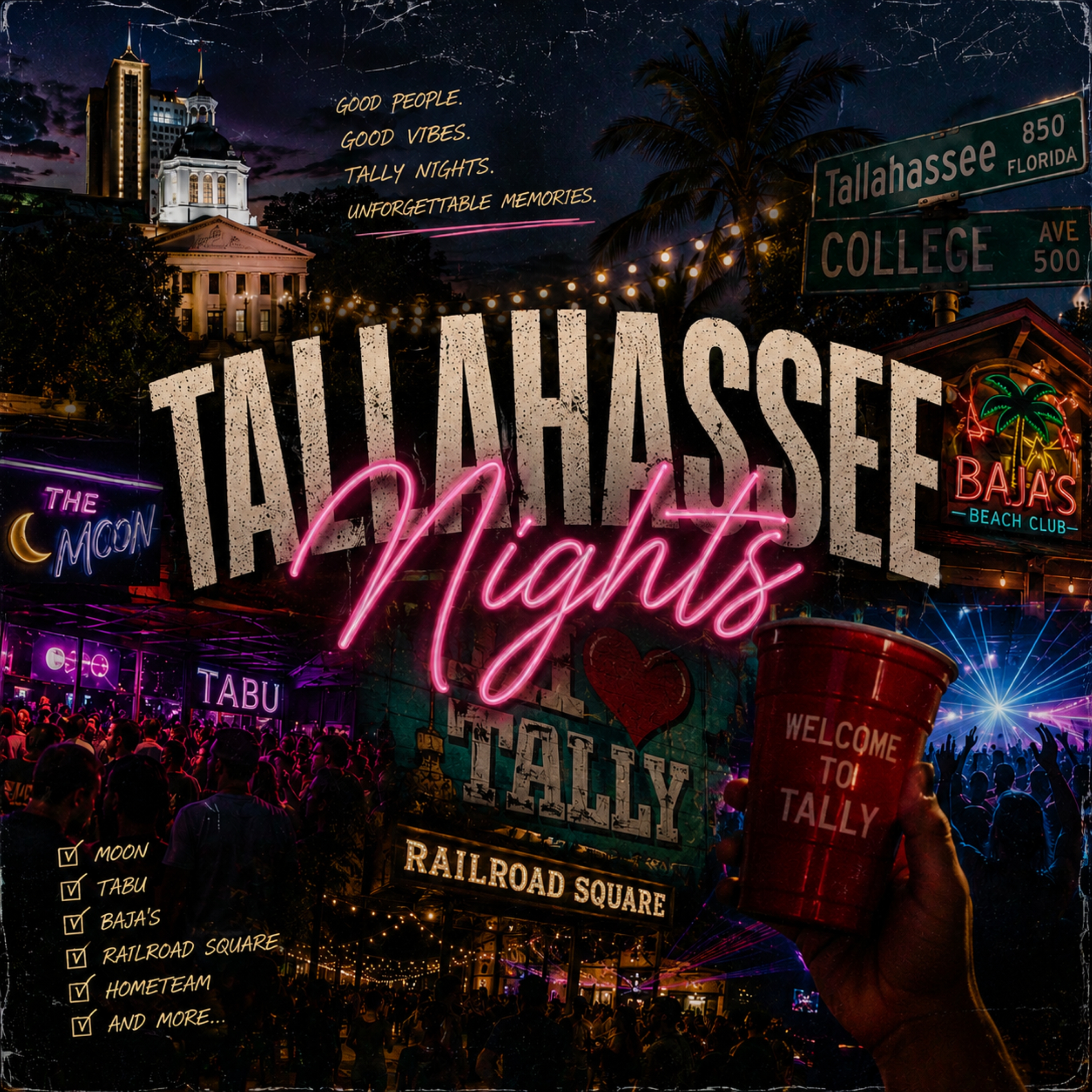 Tallahassee Nights (Tally Nights) by Teddy Rozay cover art