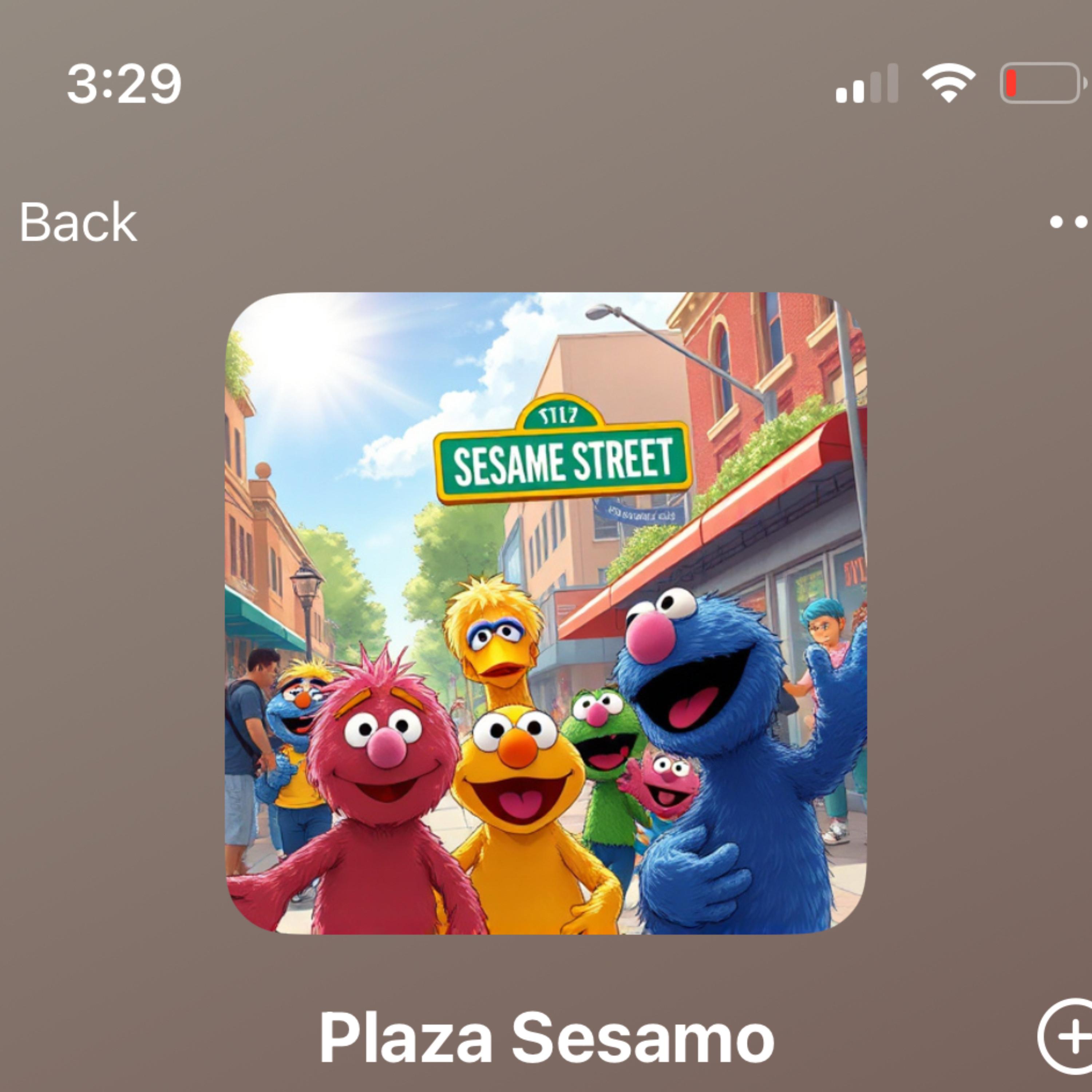 Plaza Sesamo artwork