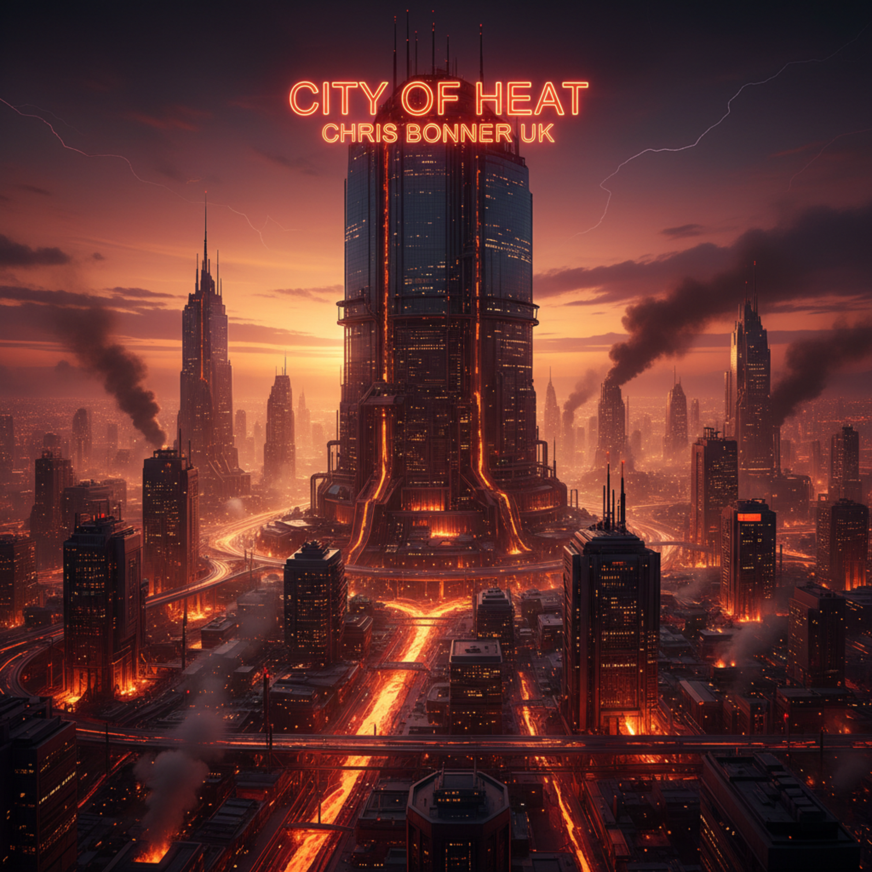 City of Heat by Chris Bonner UK cover art