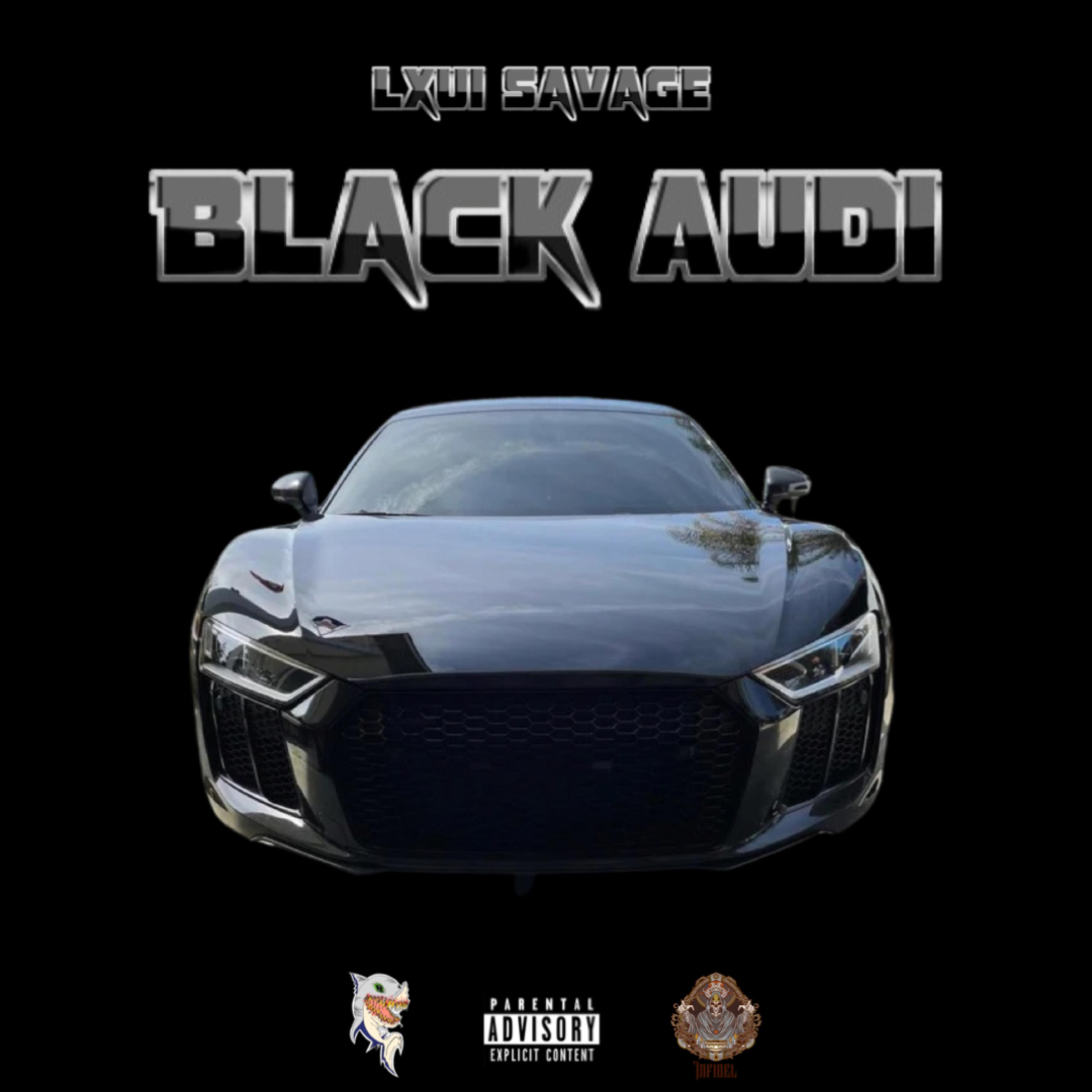 Black Audi artwork