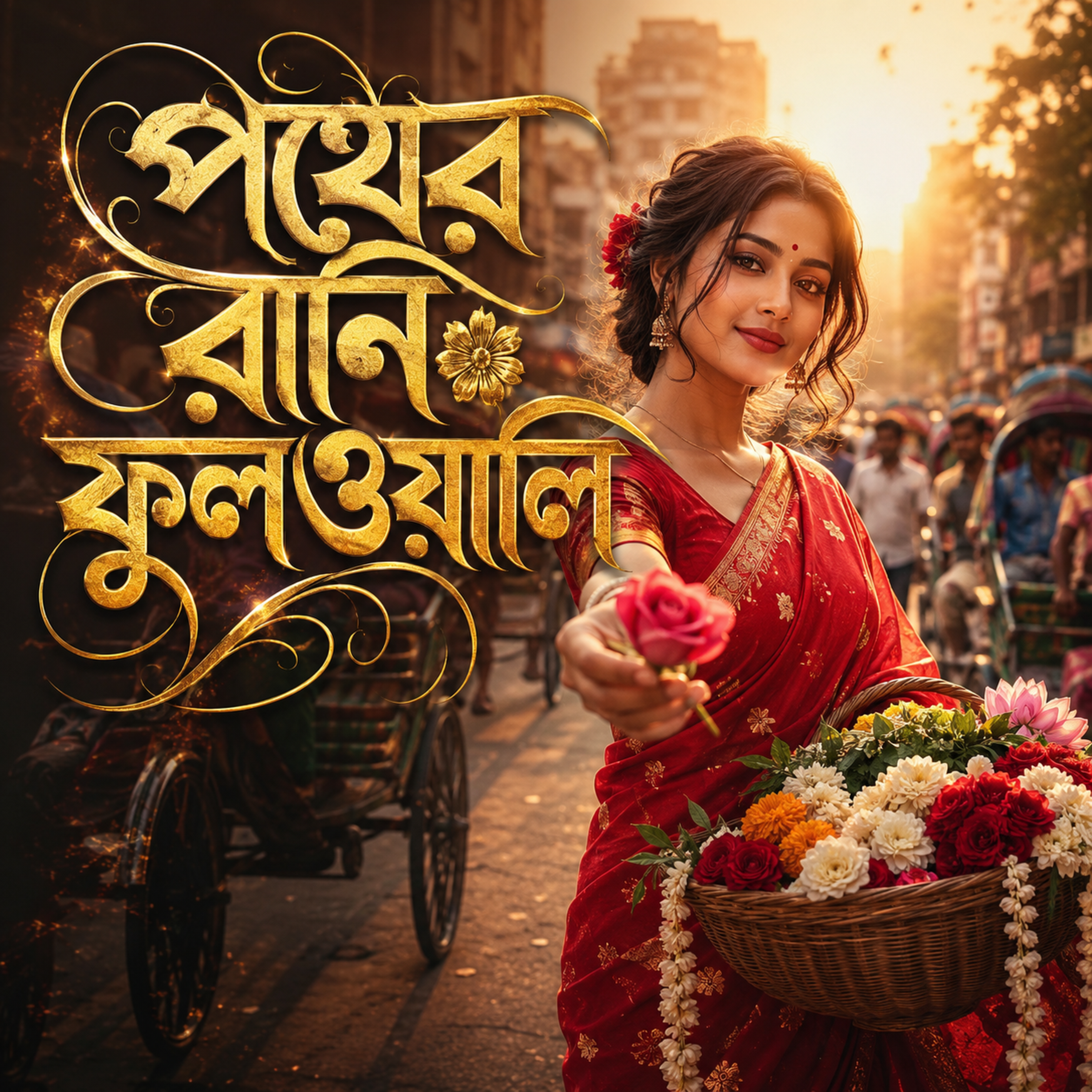 পথের রানি ফুলওয়ালি (Pother Rani Fulwali) by Ananya Sharma cover art