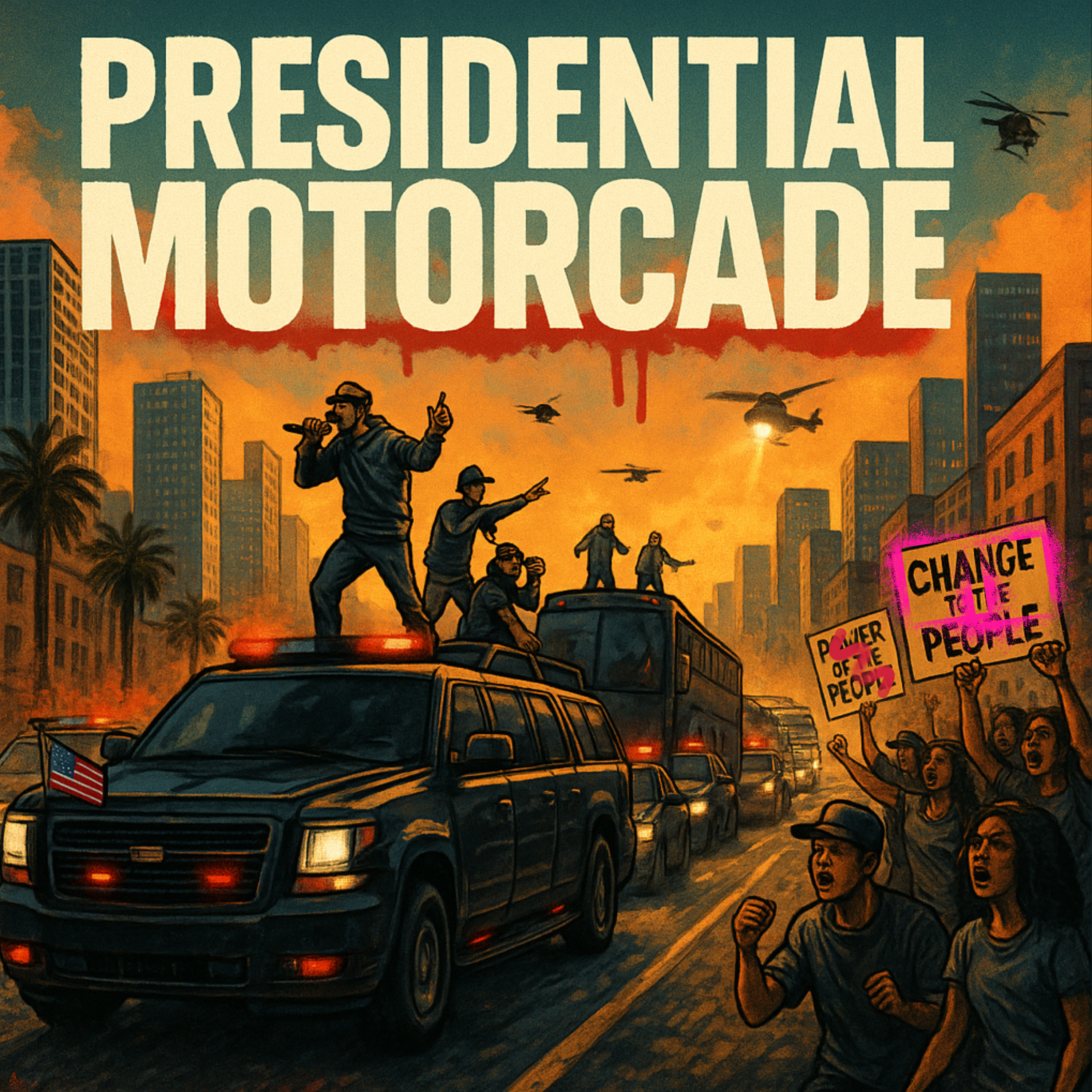 Presidential Motorcade artwork