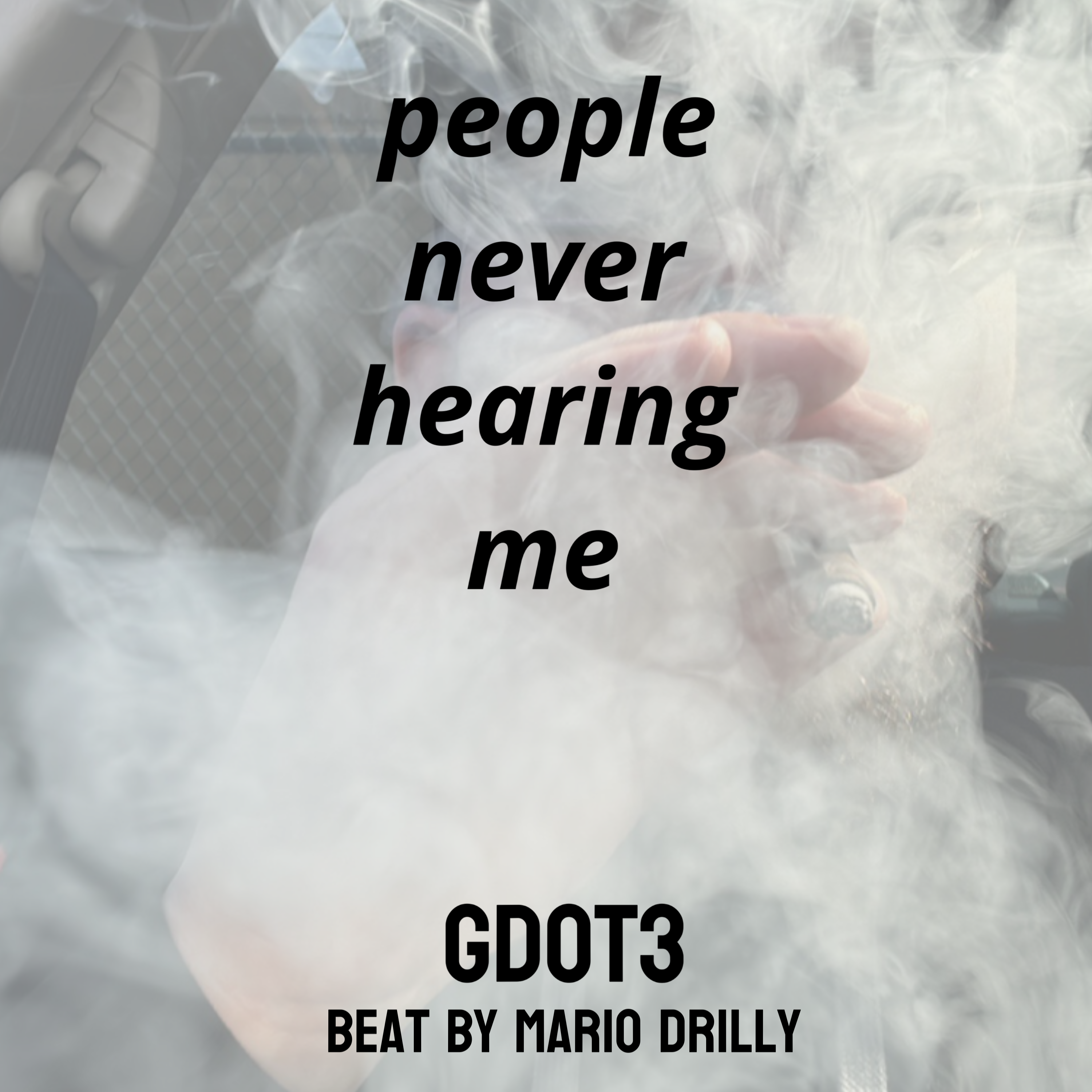 people never hearing me artwork