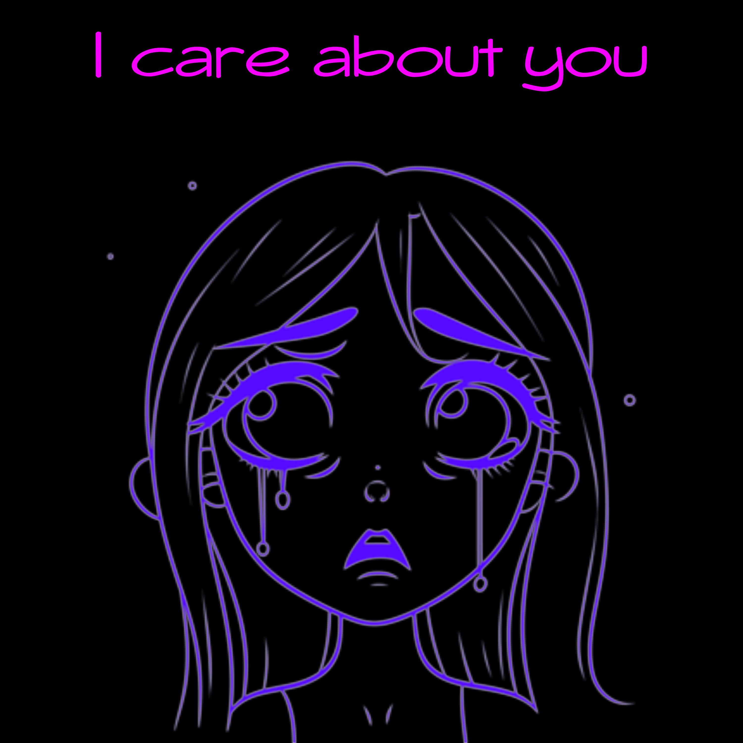 I care about you artwork