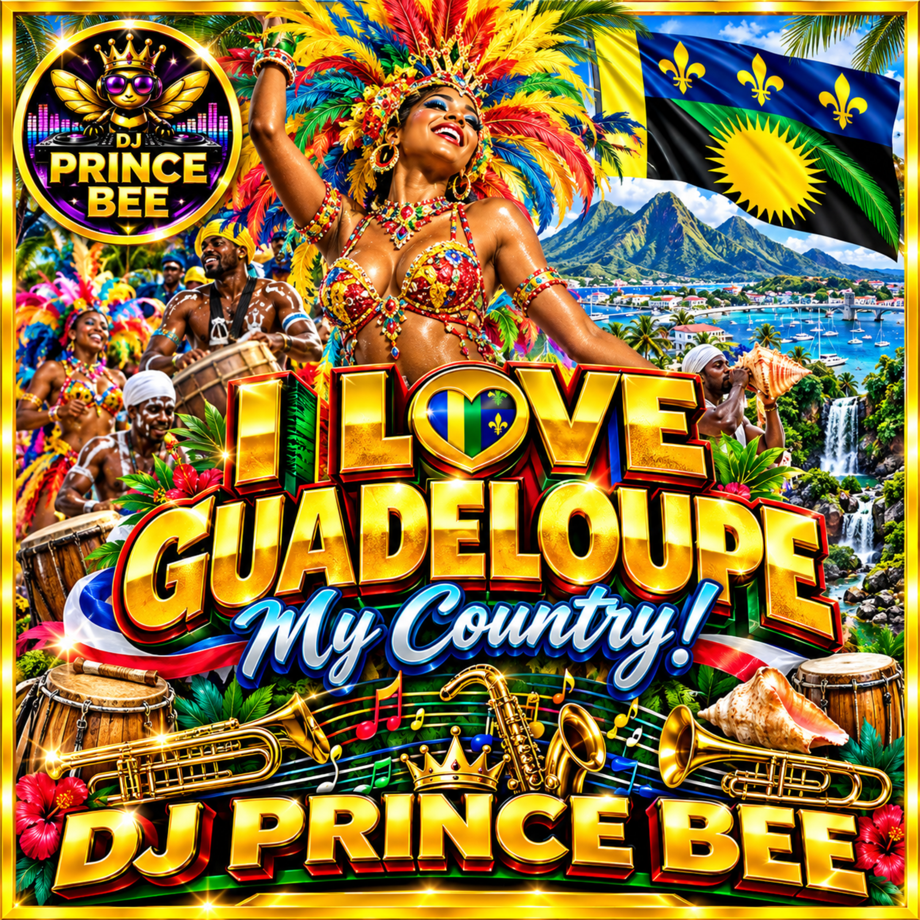 I Love Guadeloupe My Country by DJ PRINCE BEE cover art