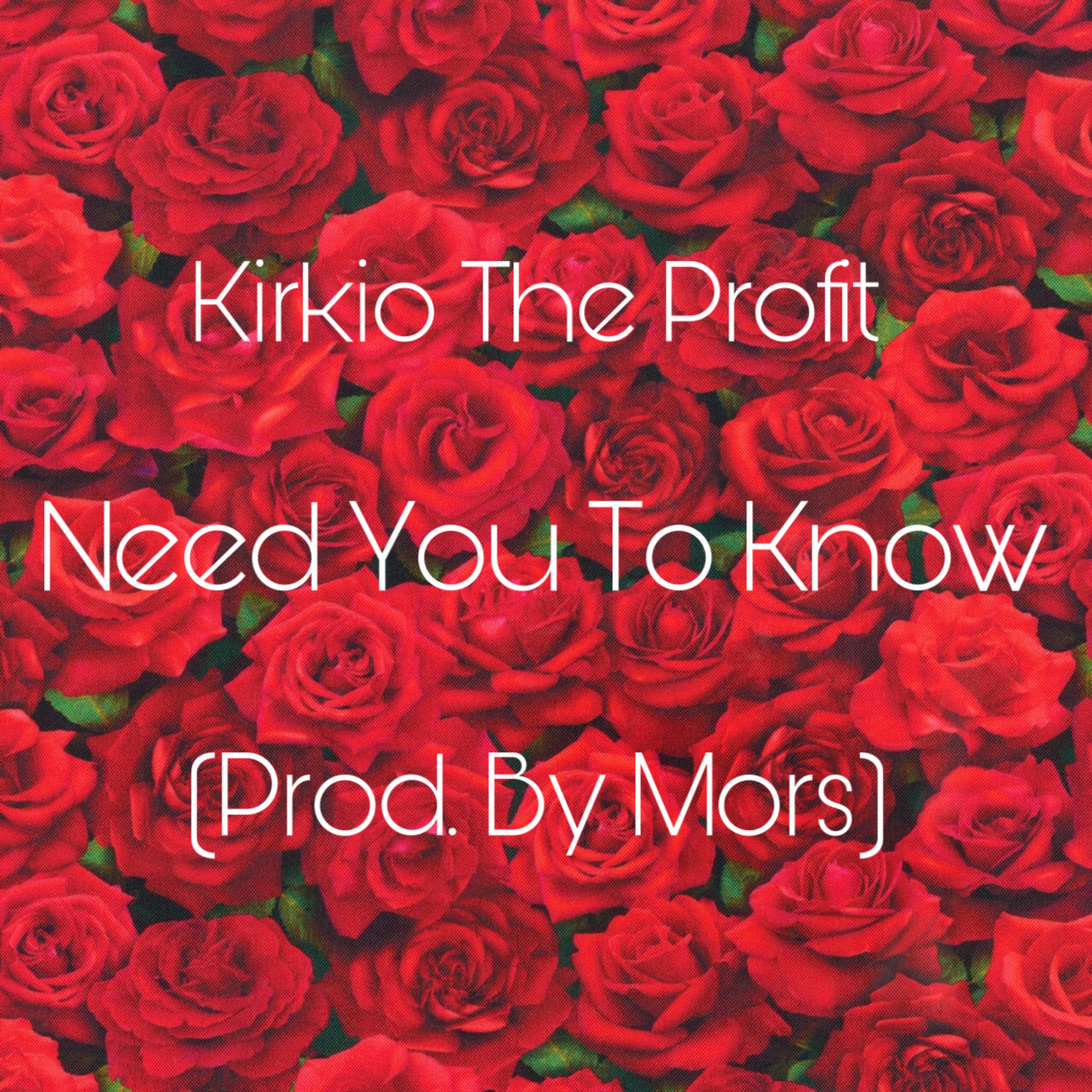 Need You To Know artwork