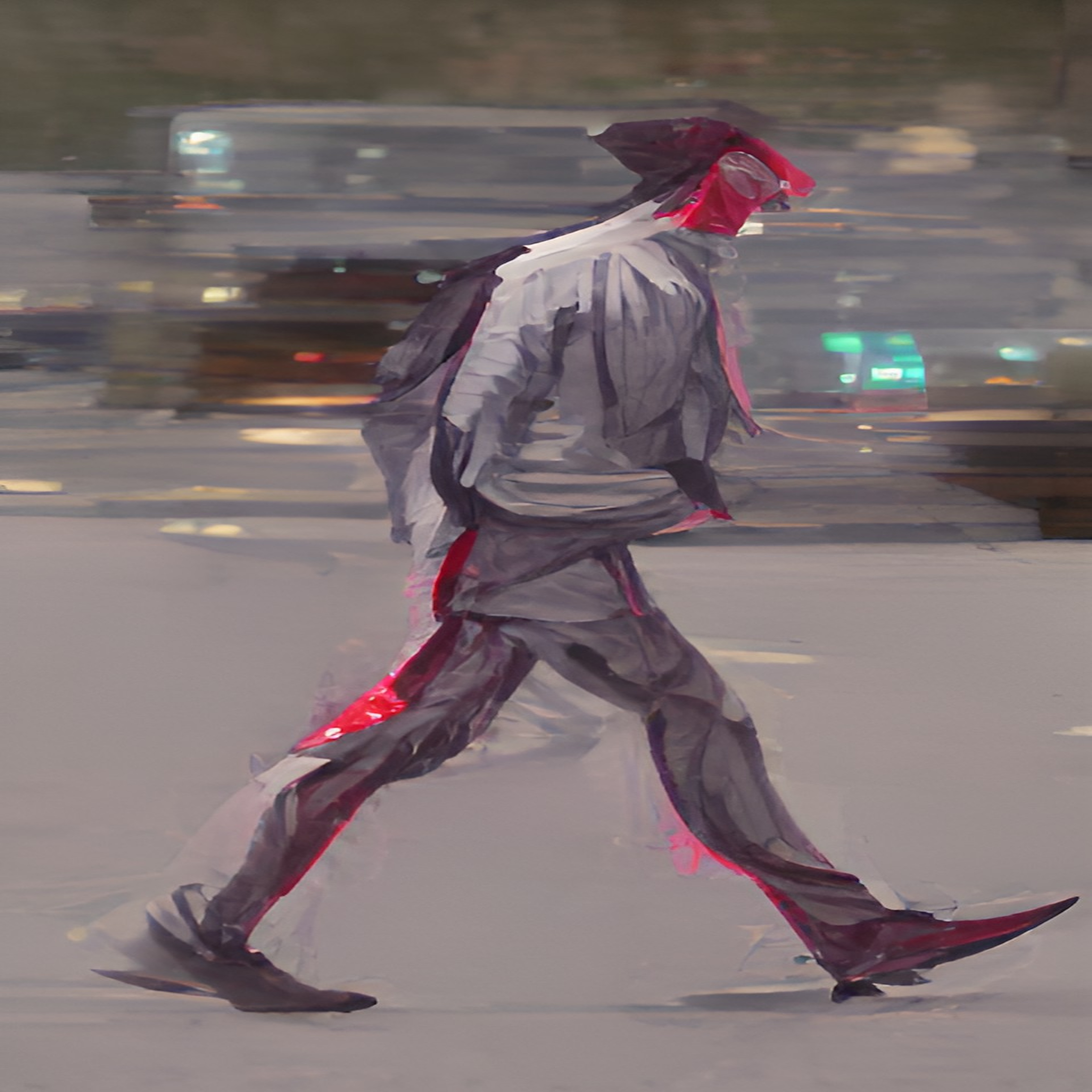 Jaywalking artwork
