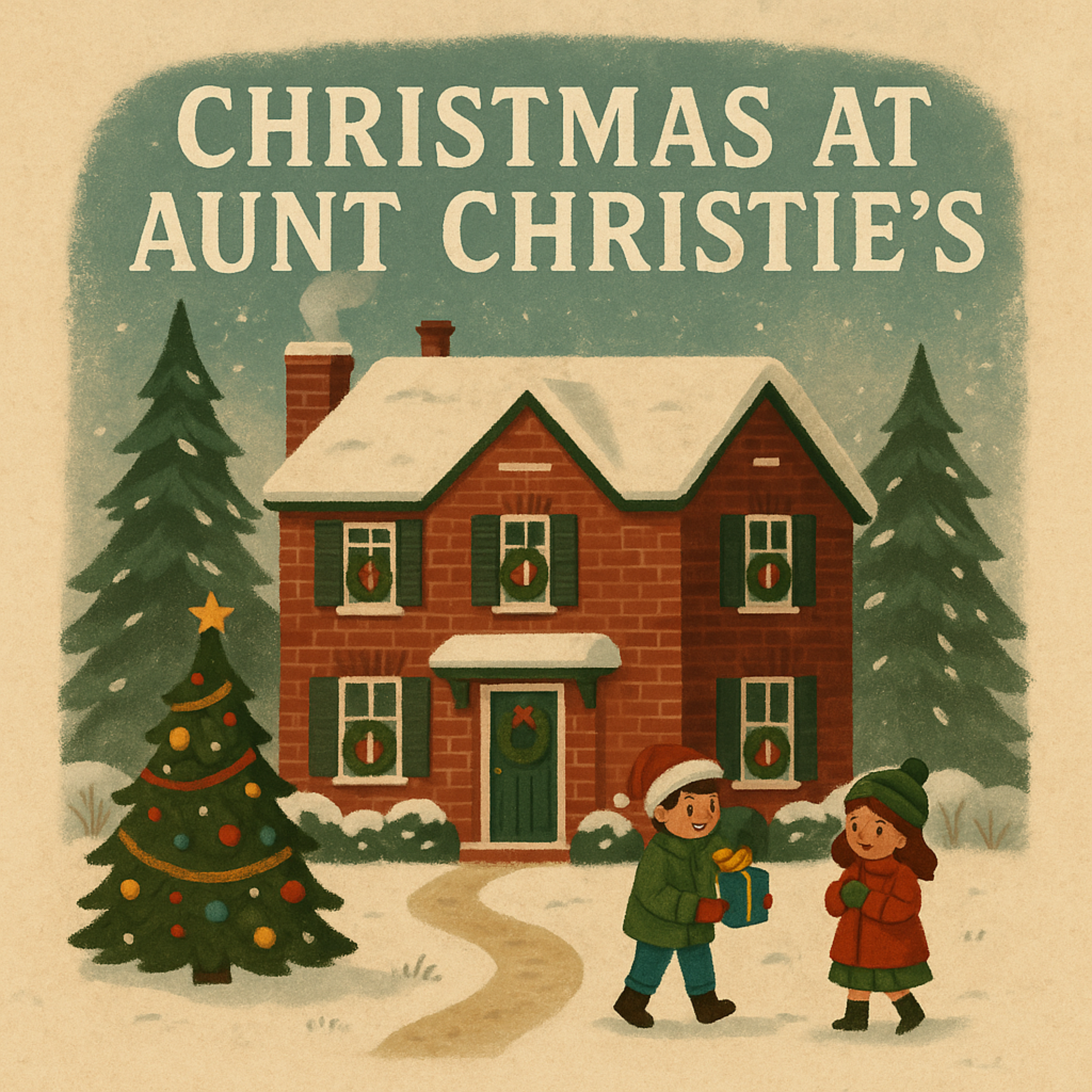 Christmas At Aunt Christie‘S artwork