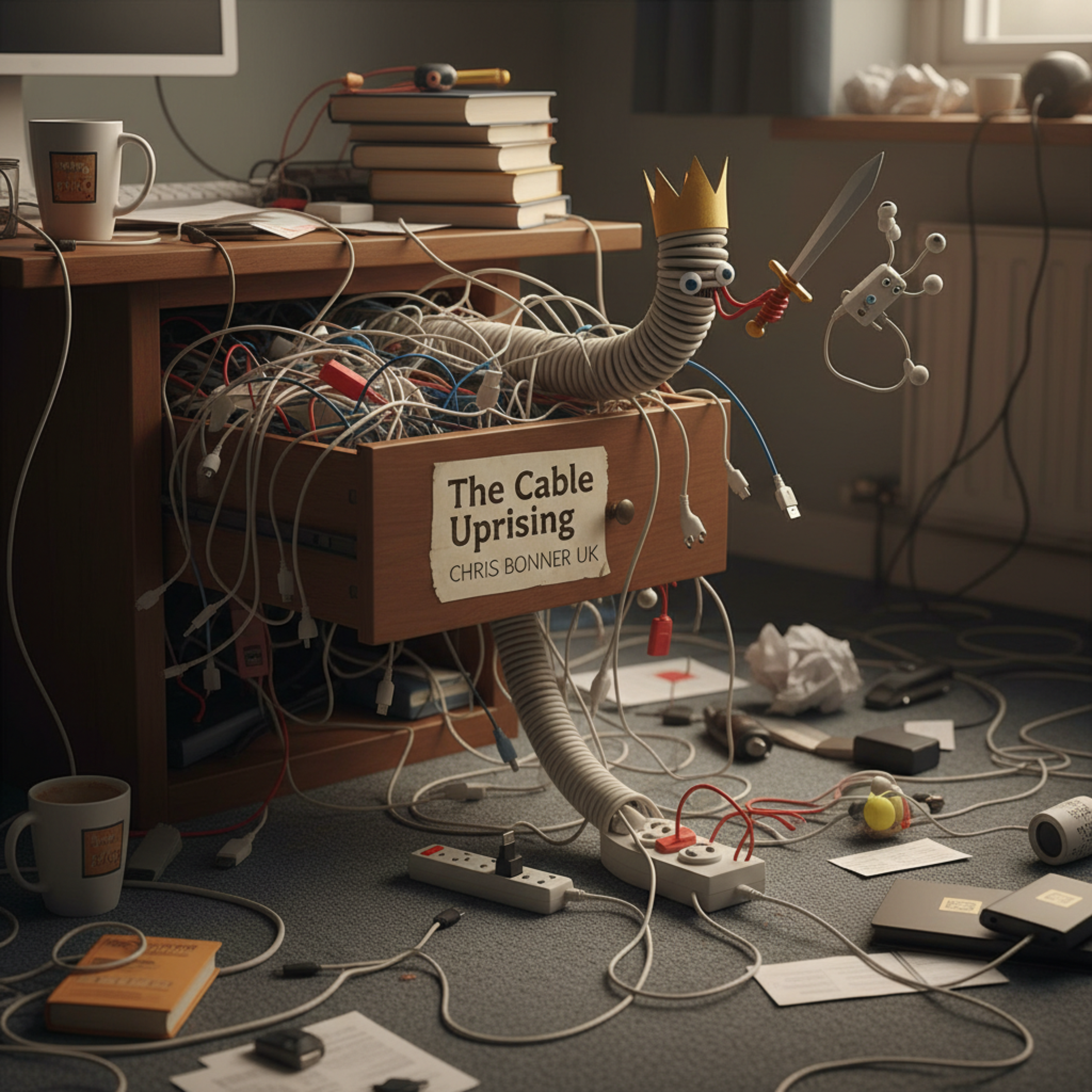 The Cable Drawer Uprising by Chris Bonner UK cover art