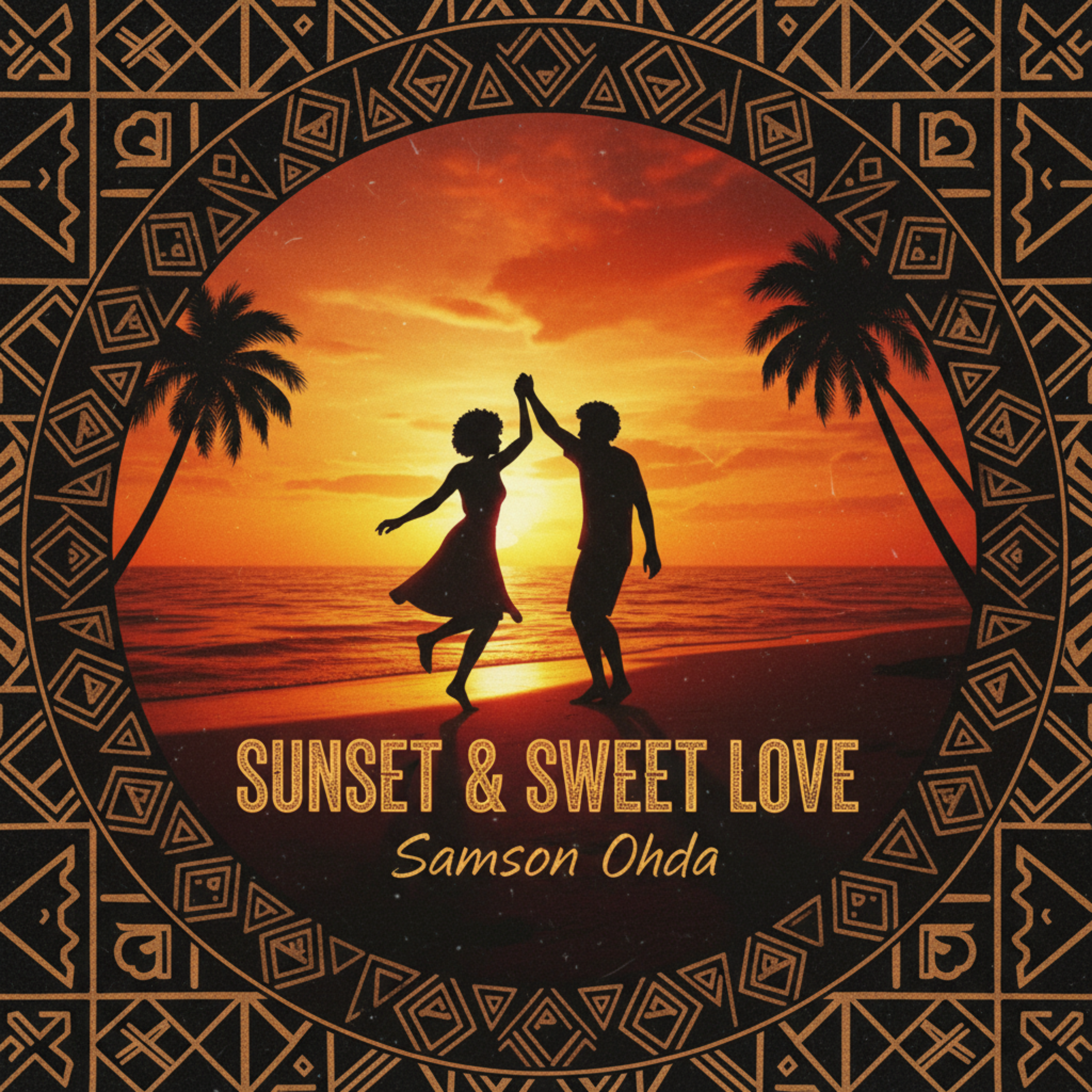 Sunset & Sweet Love by Samson Ohda  cover art