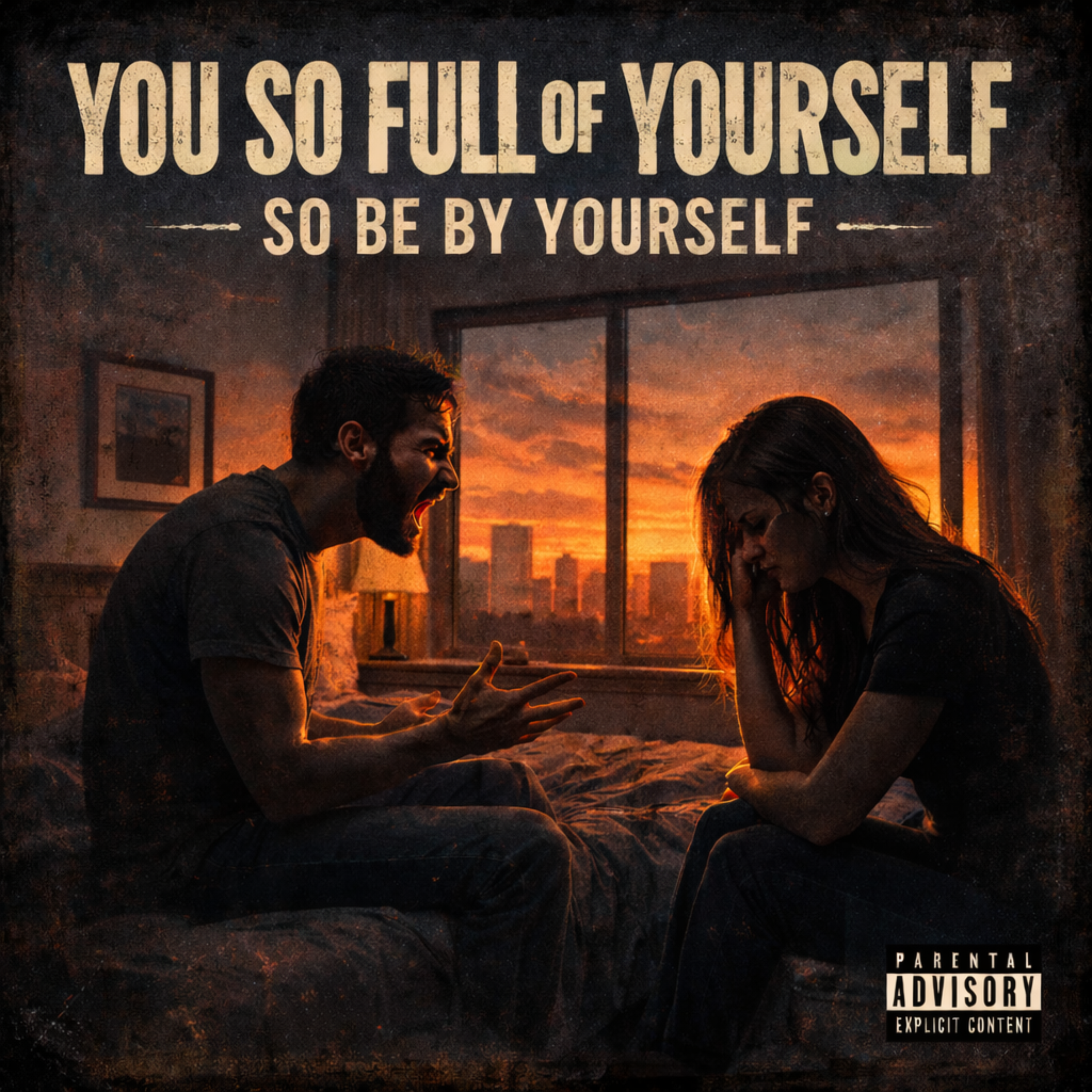You So Full Of  Yourself So Be By Yourself artwork