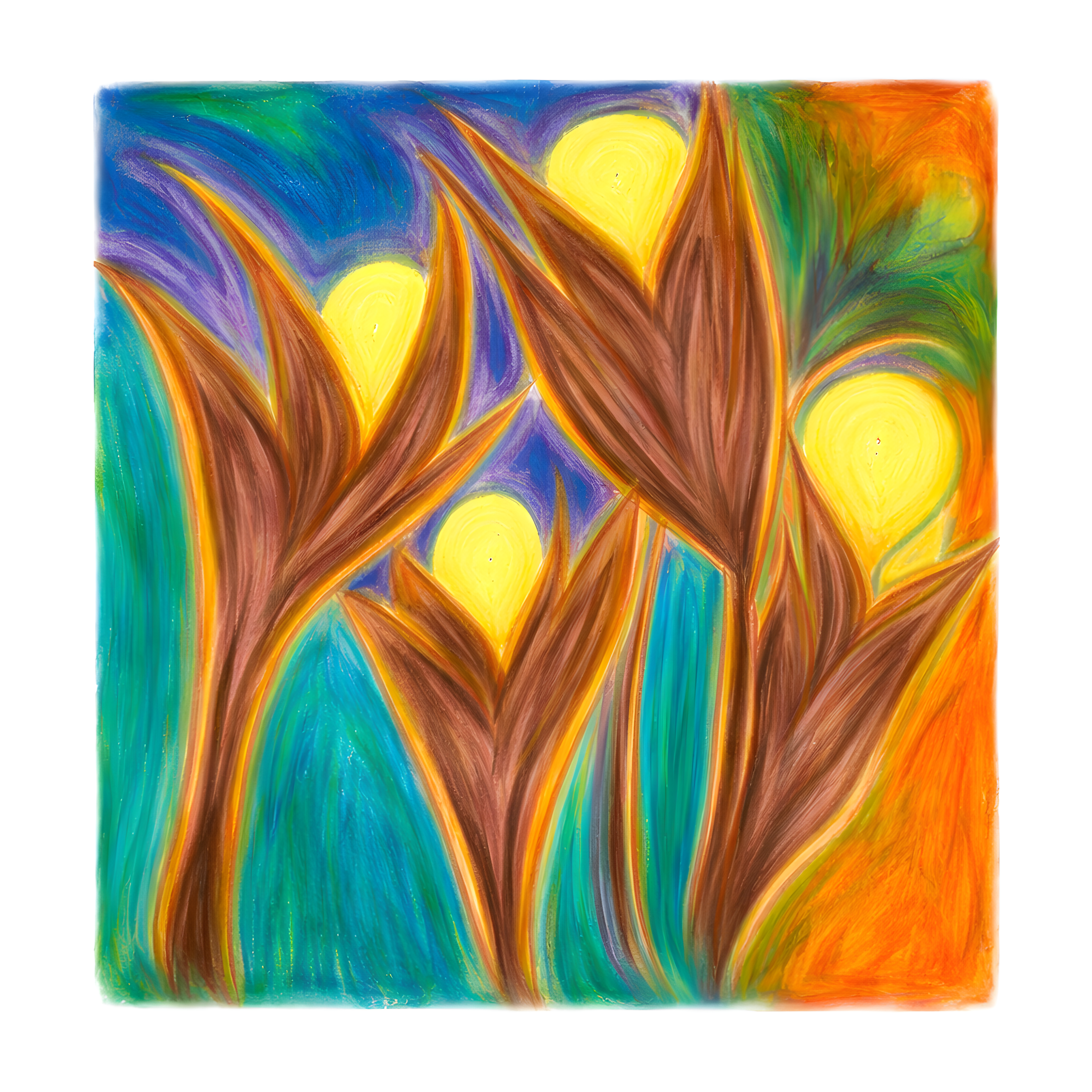 Eagle Wings Jesus artwork