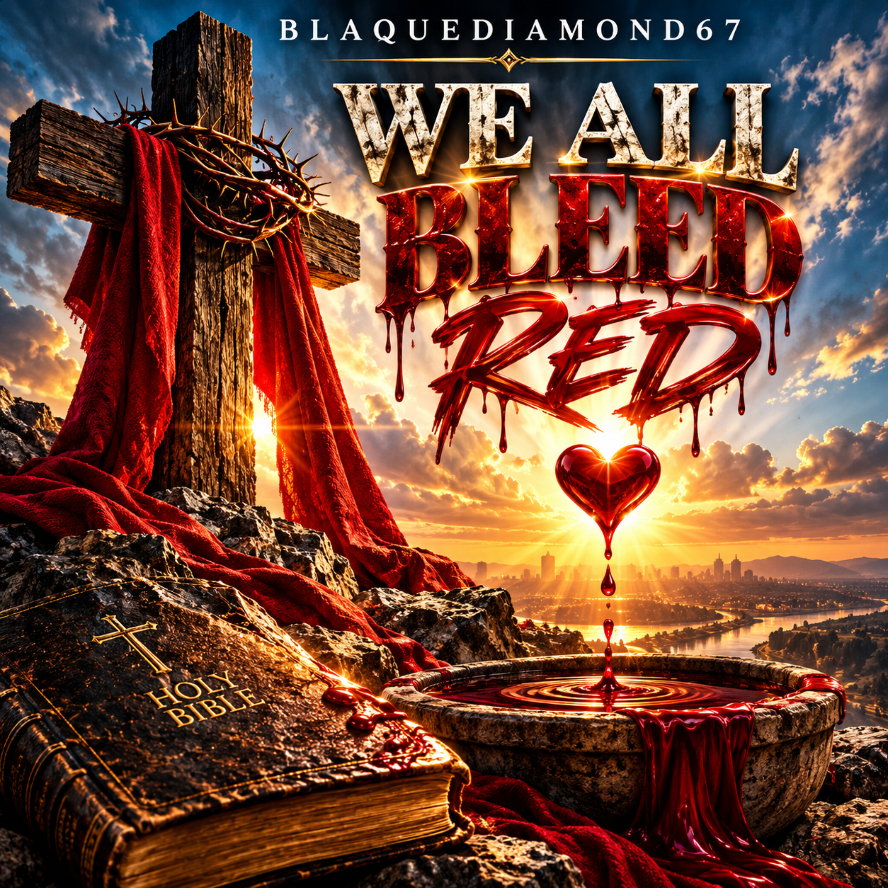 WE ALL BLEED RED by Blaquediamond67 cover art