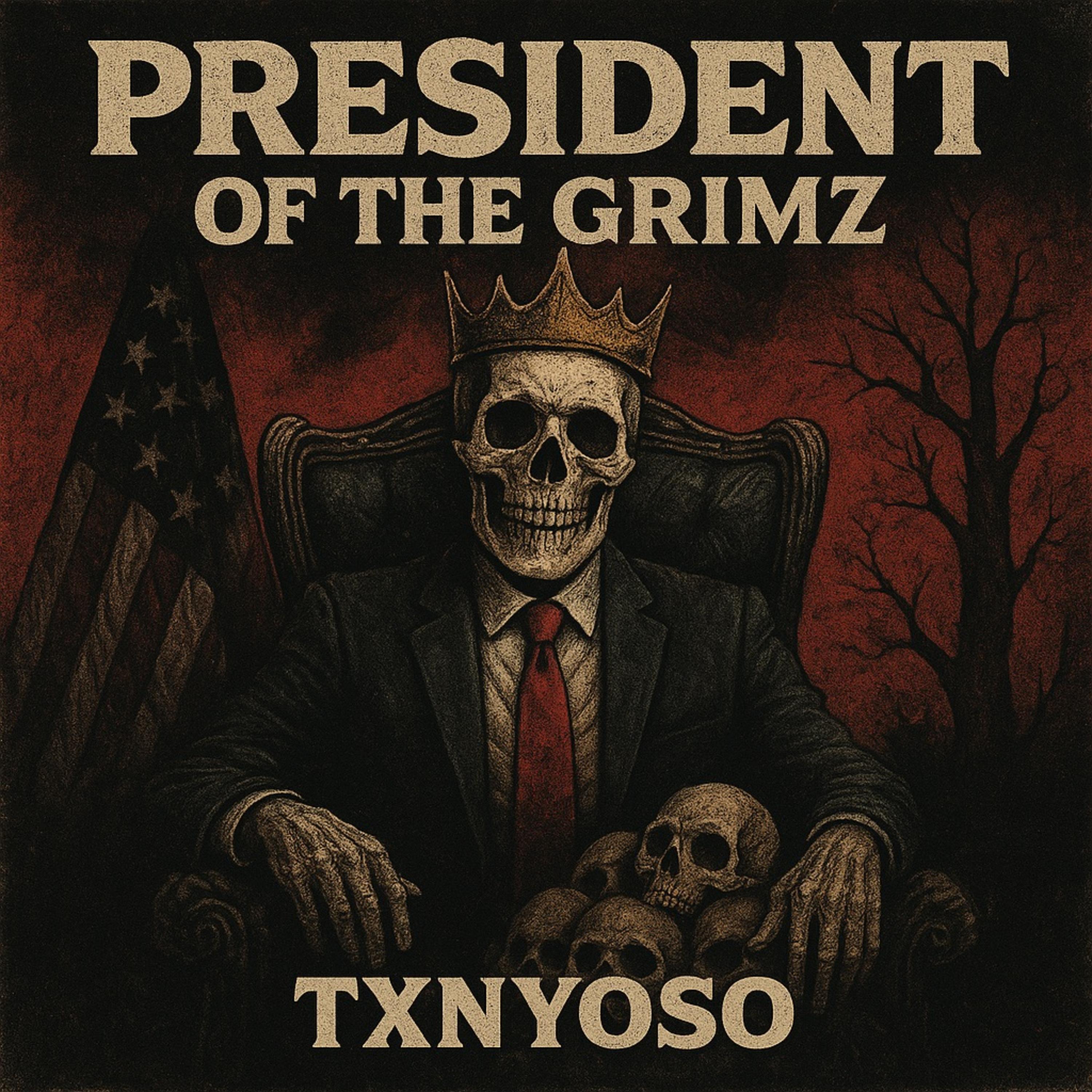 President Of The Grimz artwork