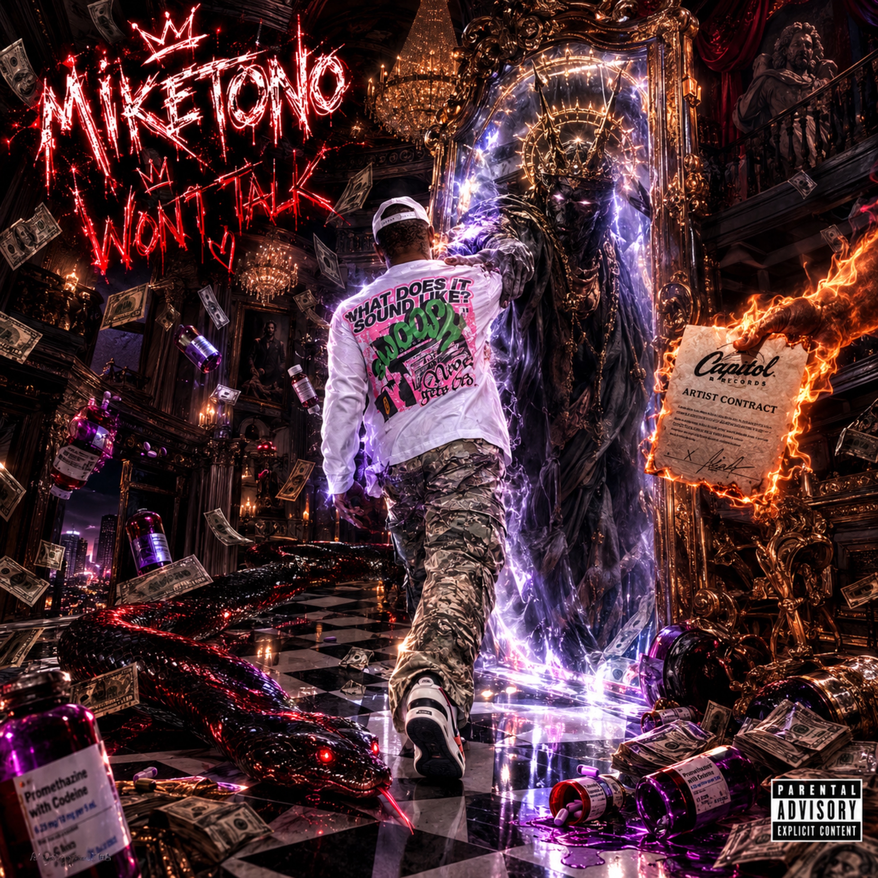 WONT TALK by Miketono cover art