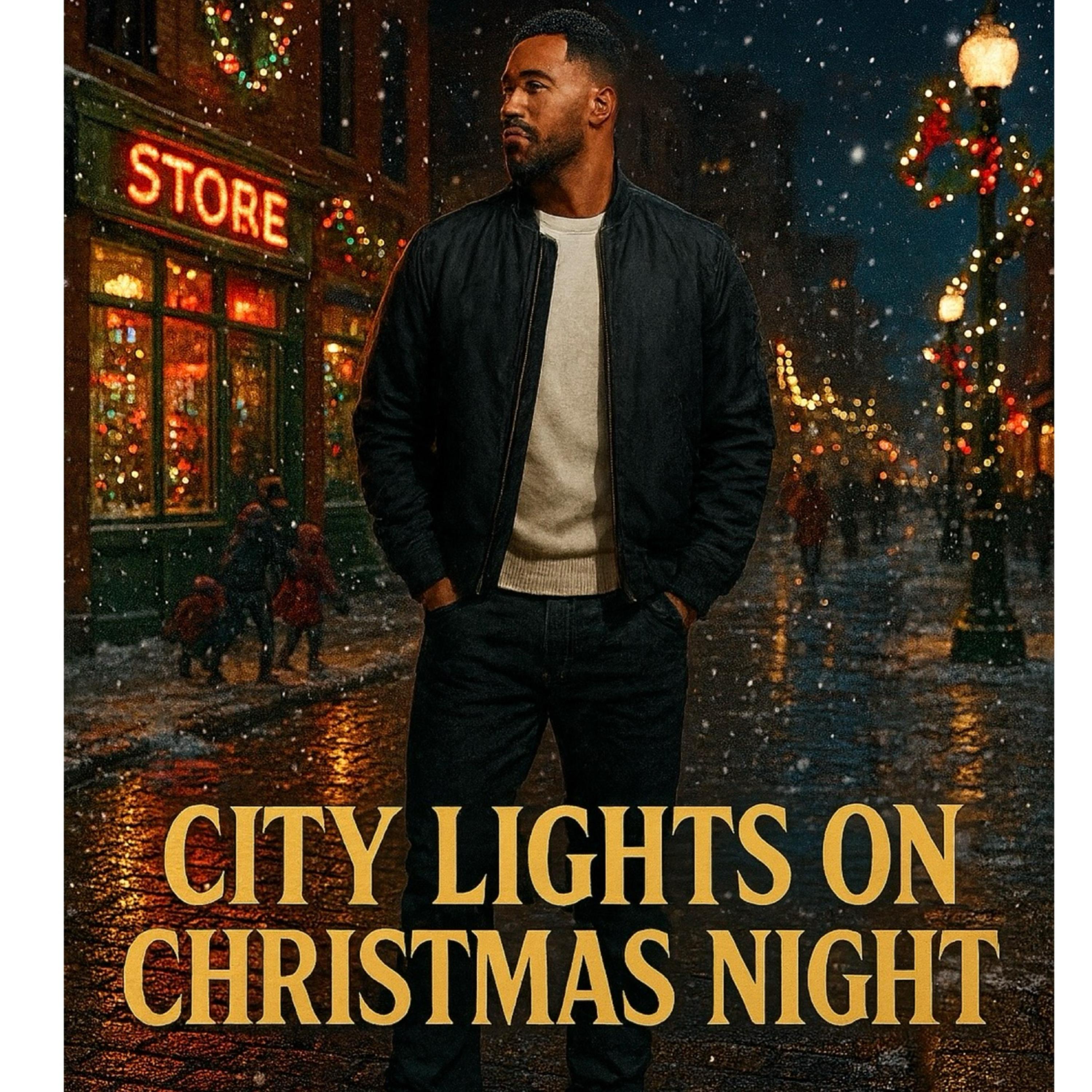 CITY LIGHTS ON CHRISTMAS NIGHT artwork