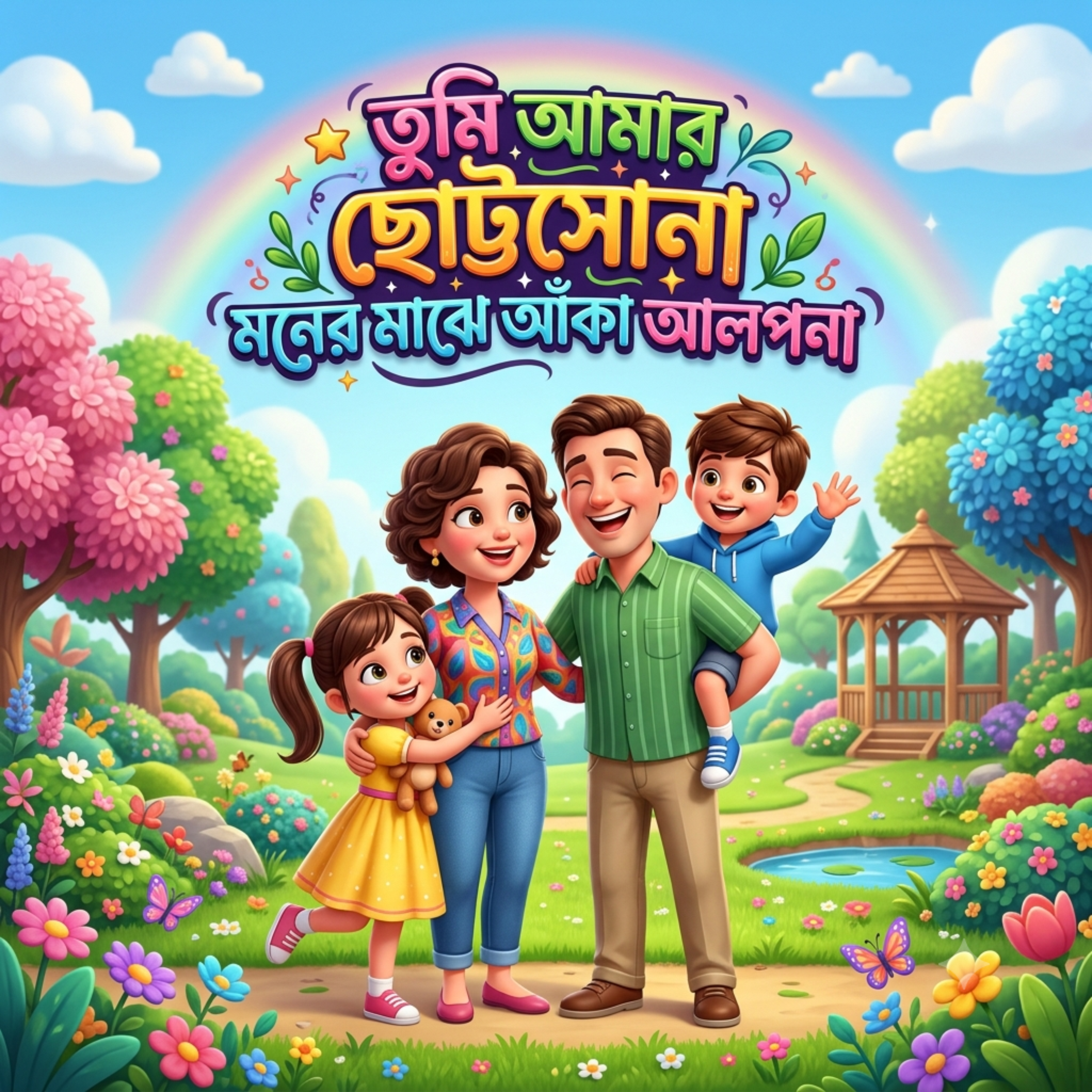 তুমি আমার ছোট্টসোনা মনের মাঝে আঁকা আলপনা Tumi Amar Chottosona Moner Maje Aka Alpona by Mubin TusHar cover art