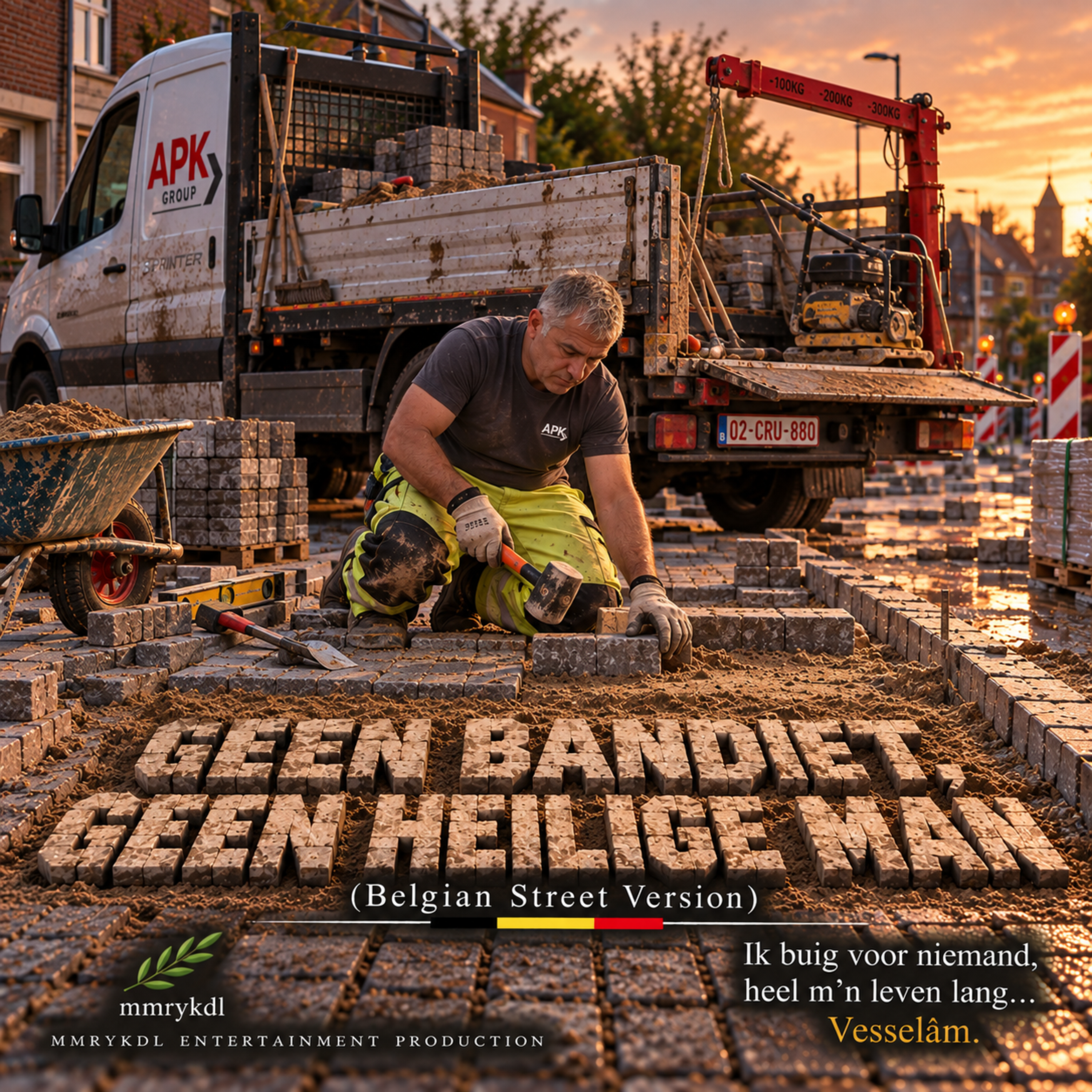 GEEN BANDIET, GEEN HEILIGE MAN (Belgian Street Version) by MMRYKDL cover art