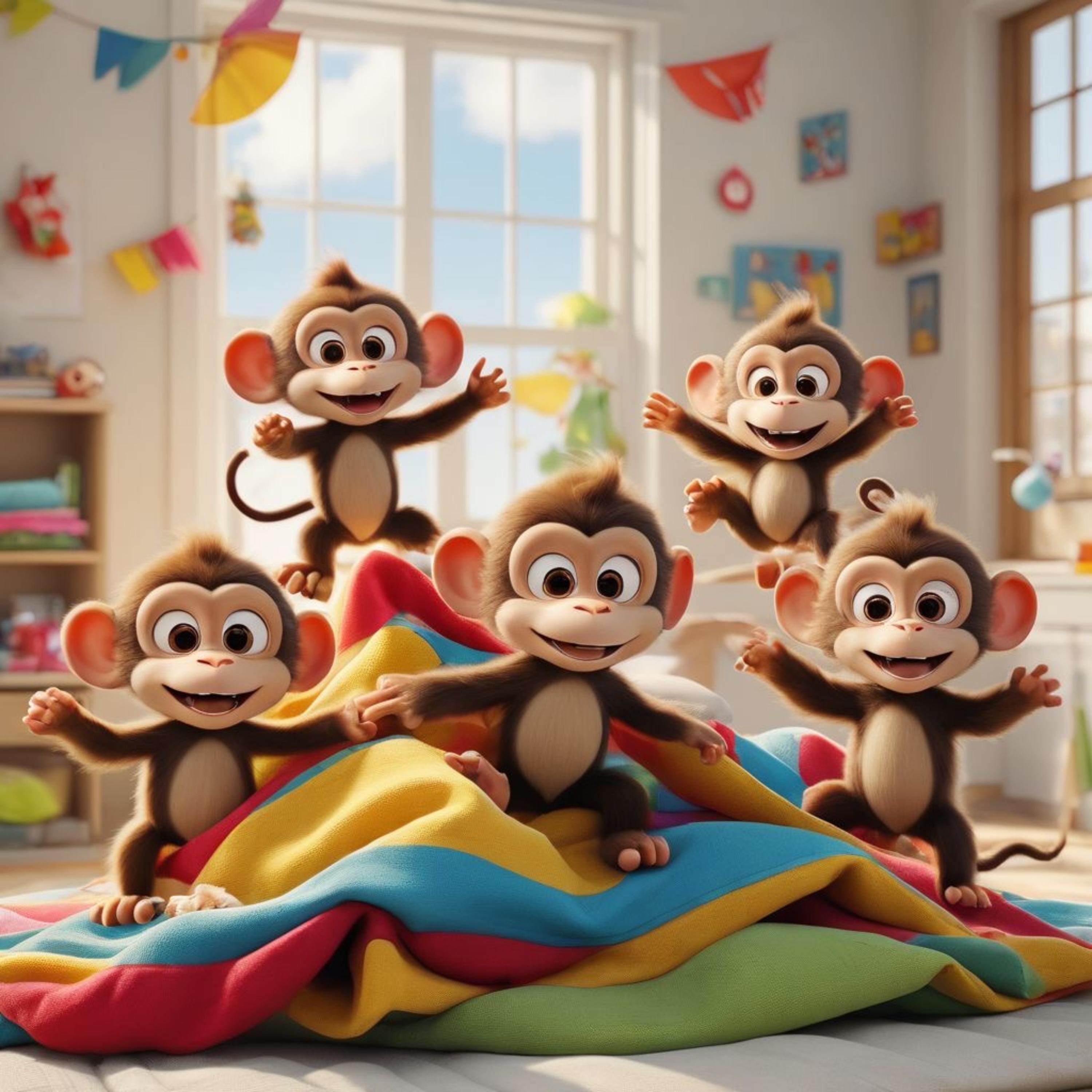 5 Little Monkeys (Pop) artwork
