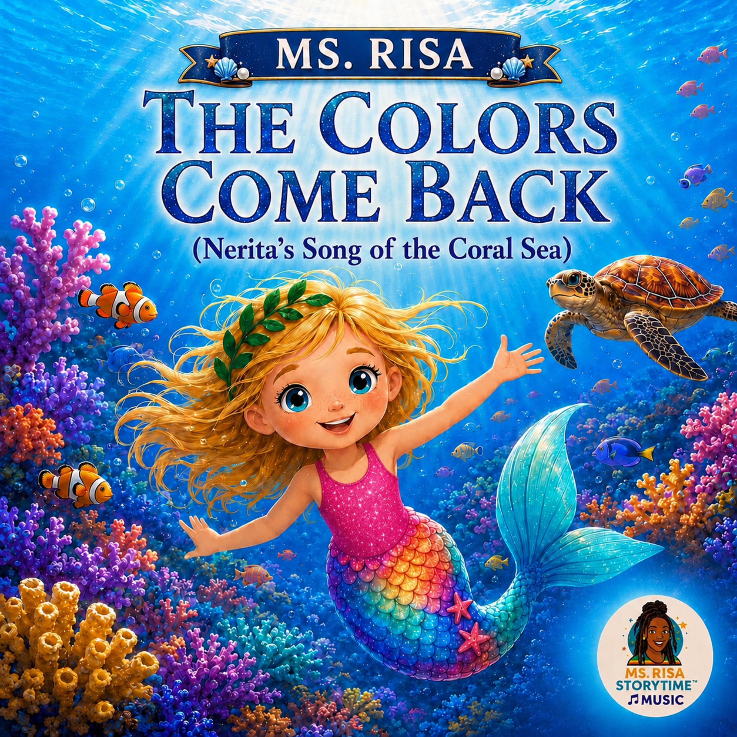 THE COLORS COME BACK  (Nerita’s Song of the Coral Sea) by Ms. Risa cover art