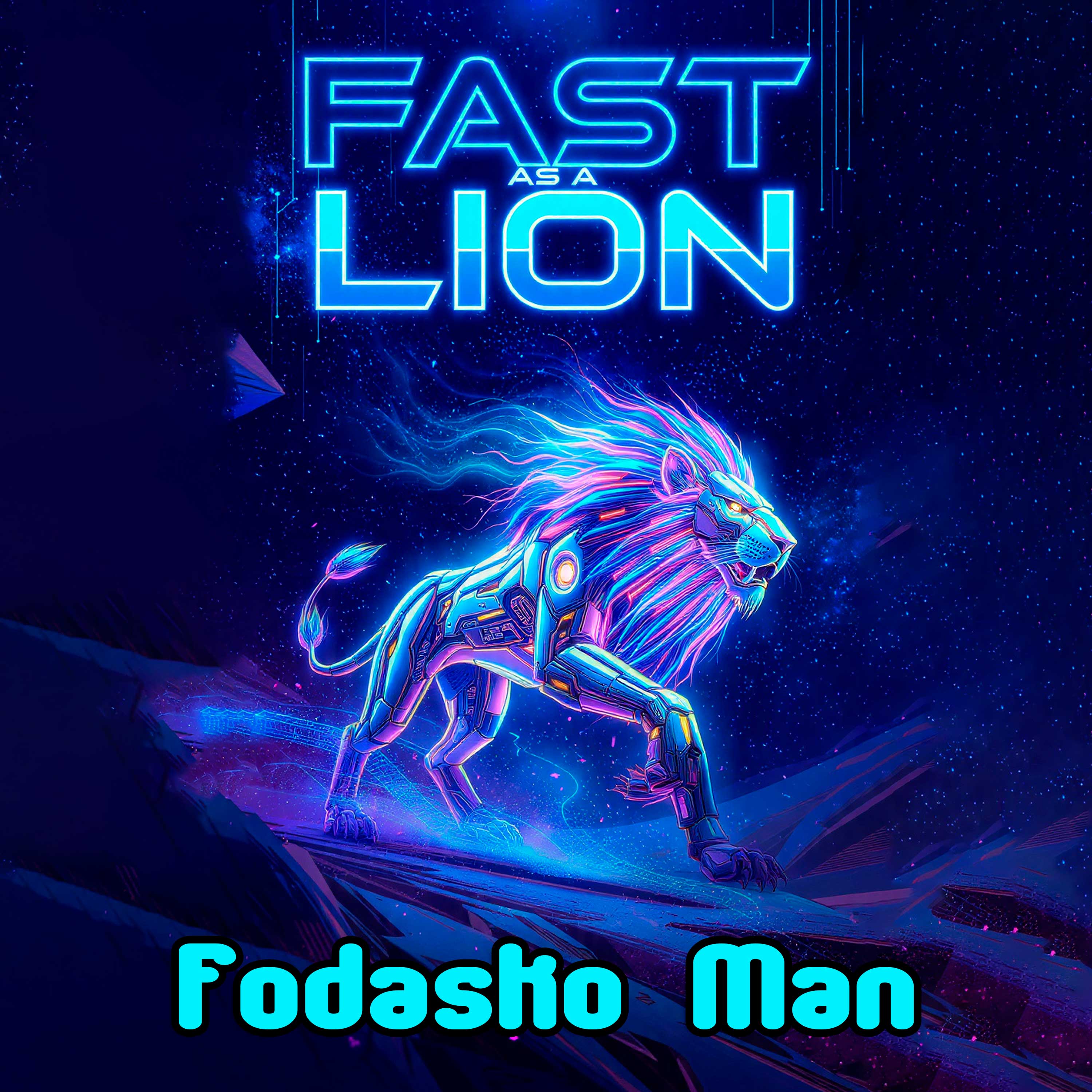 Fast as a lion artwork