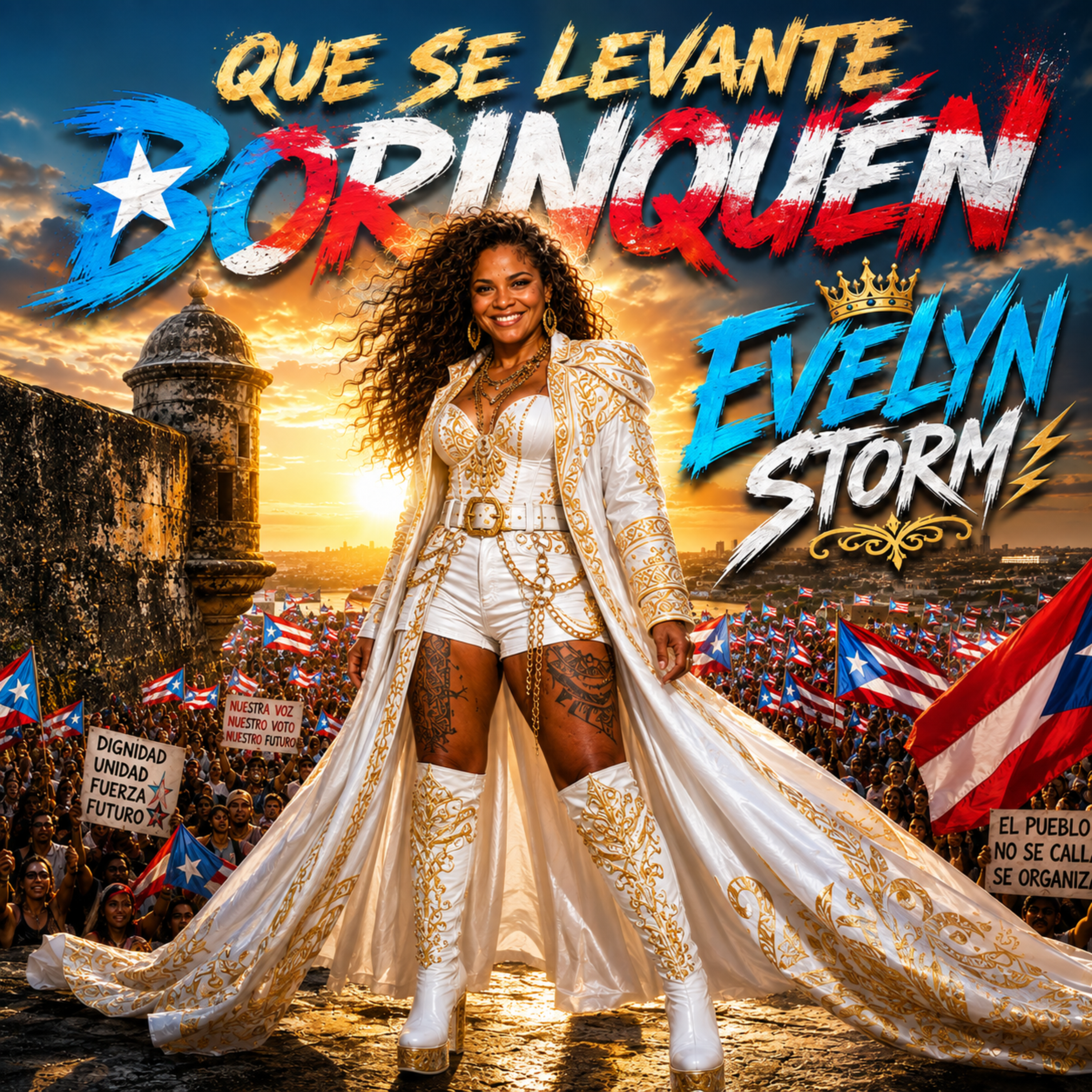 Que Se Levante Borinquén by Evelyn Storm cover art