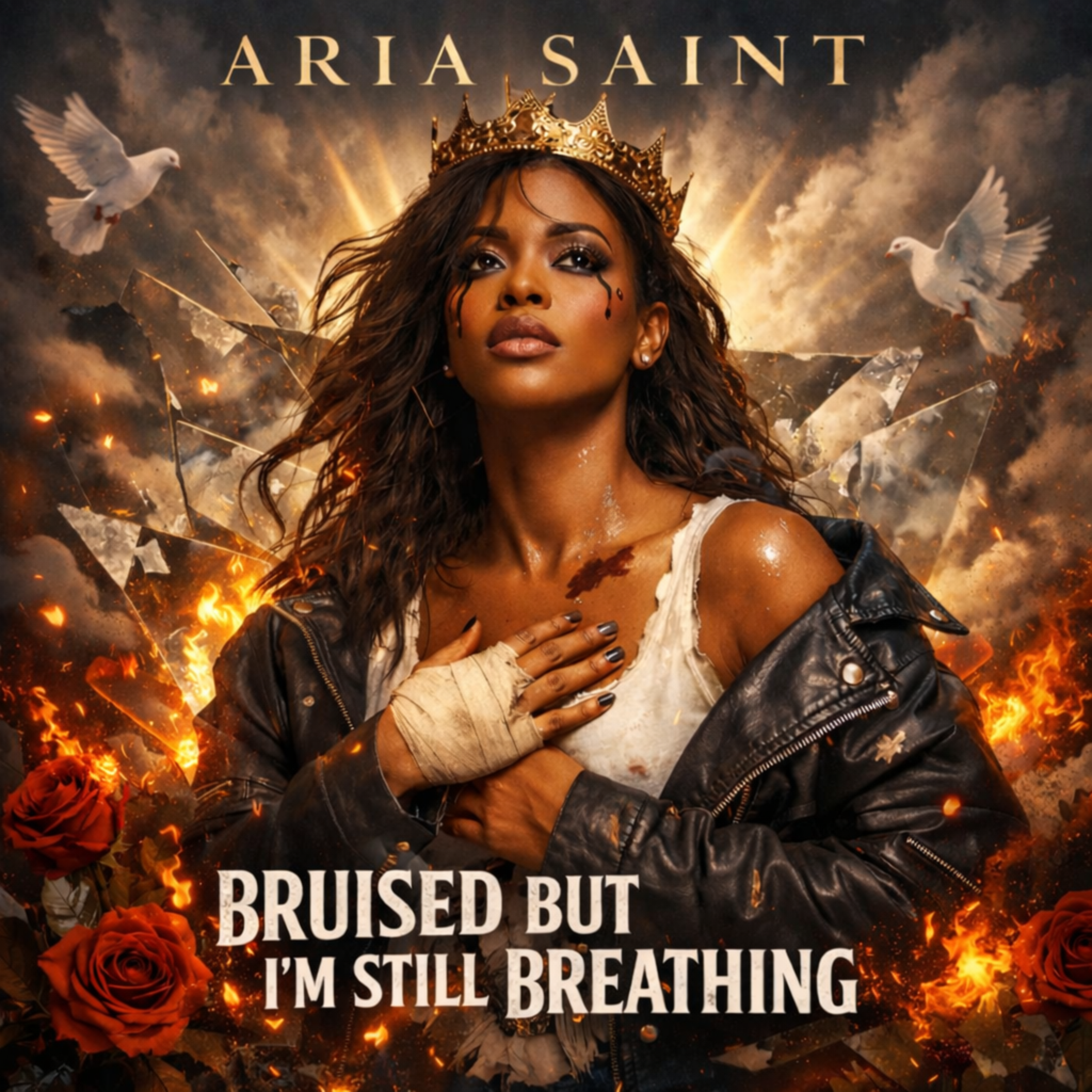 BRUISED BUT I'M STILL BREATHING artwork