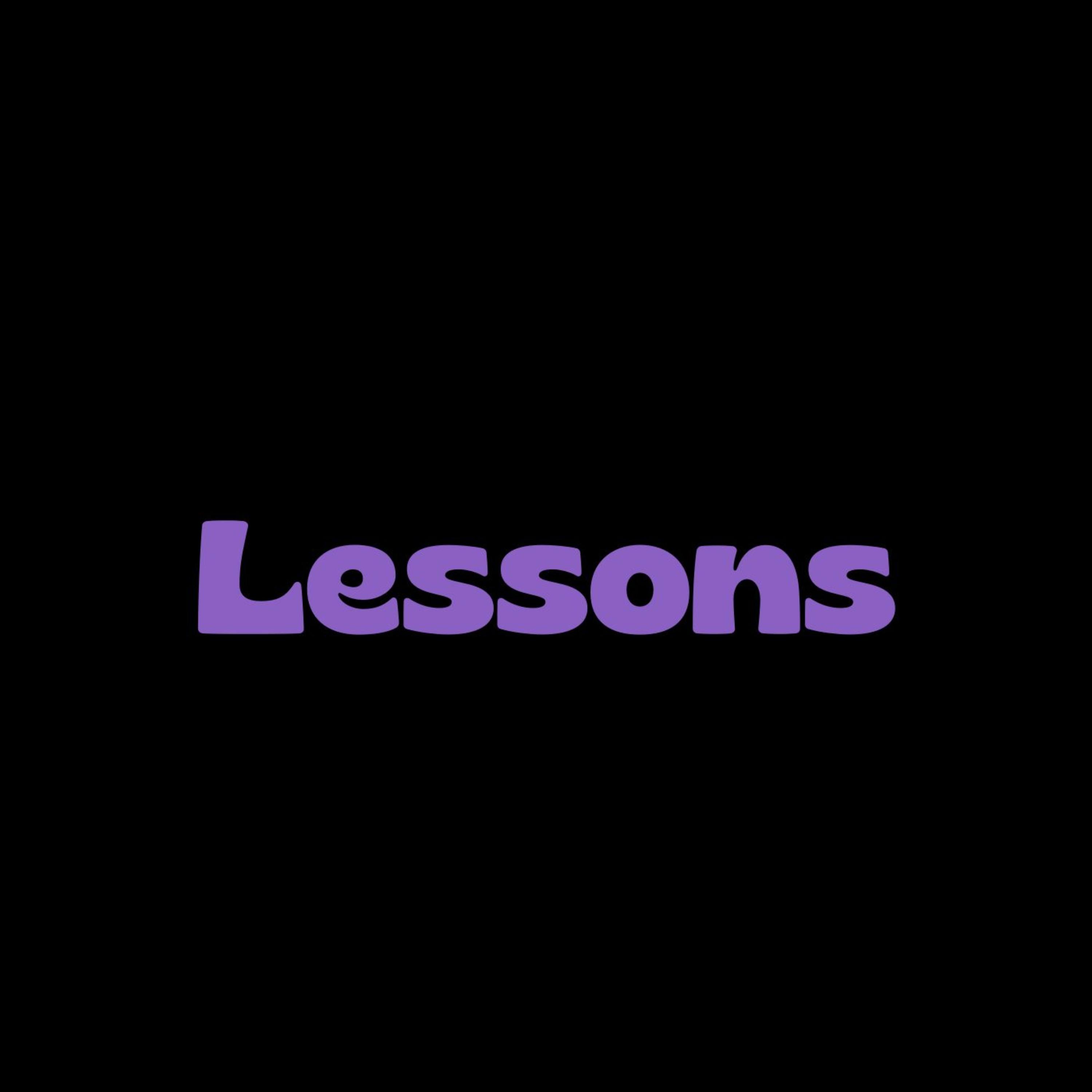 Lessons artwork