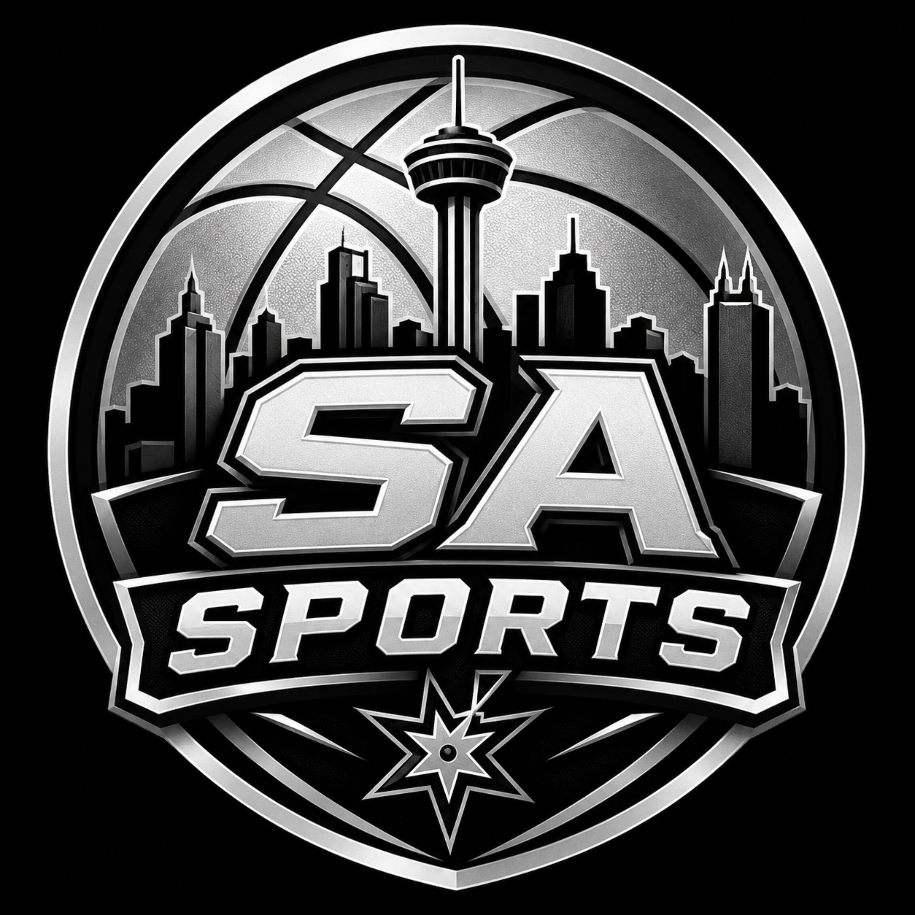 san-antonio-spurs-anthem-trilogy-silver-black-fan- by A-WORLDI cover art