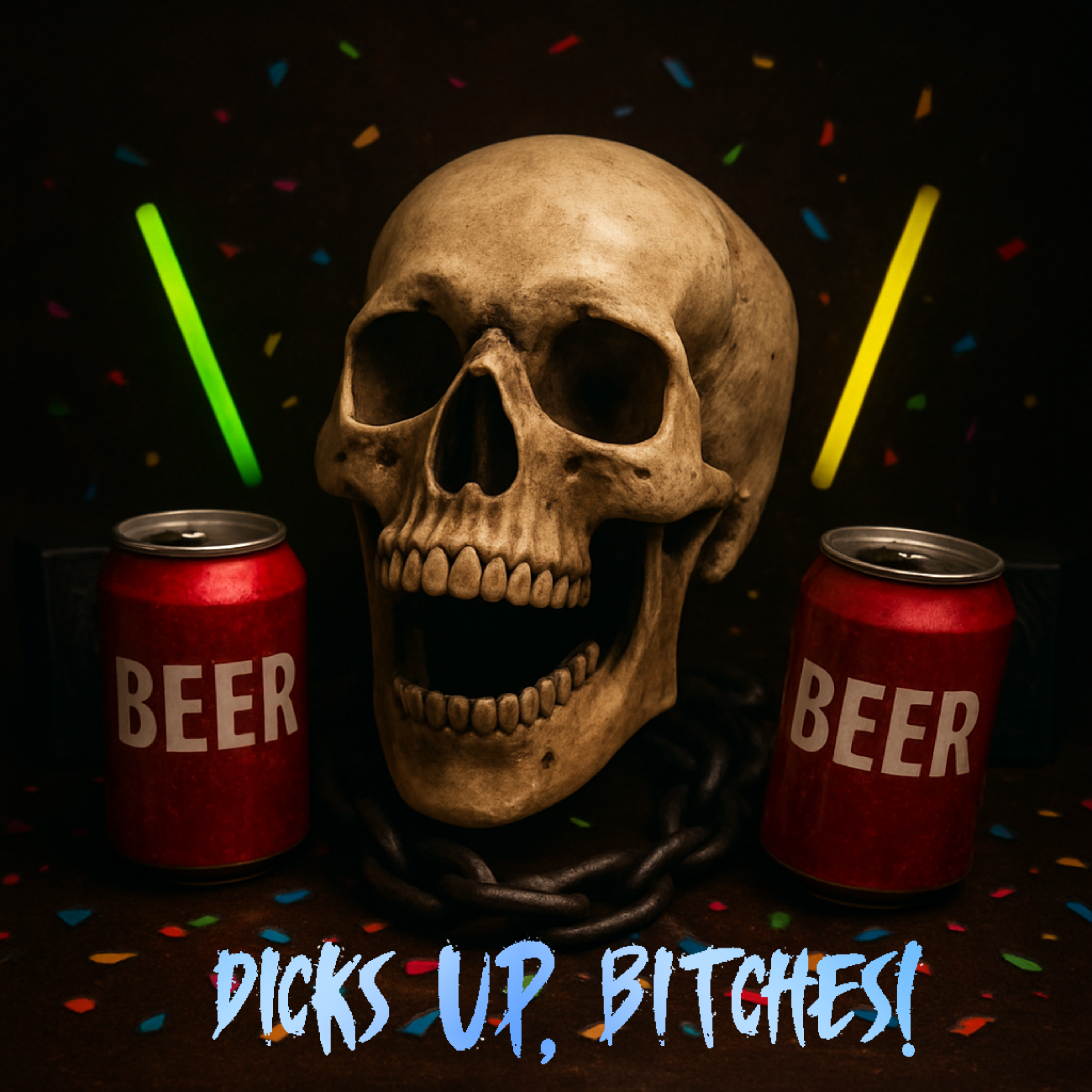Dicks Up, Bitches artwork