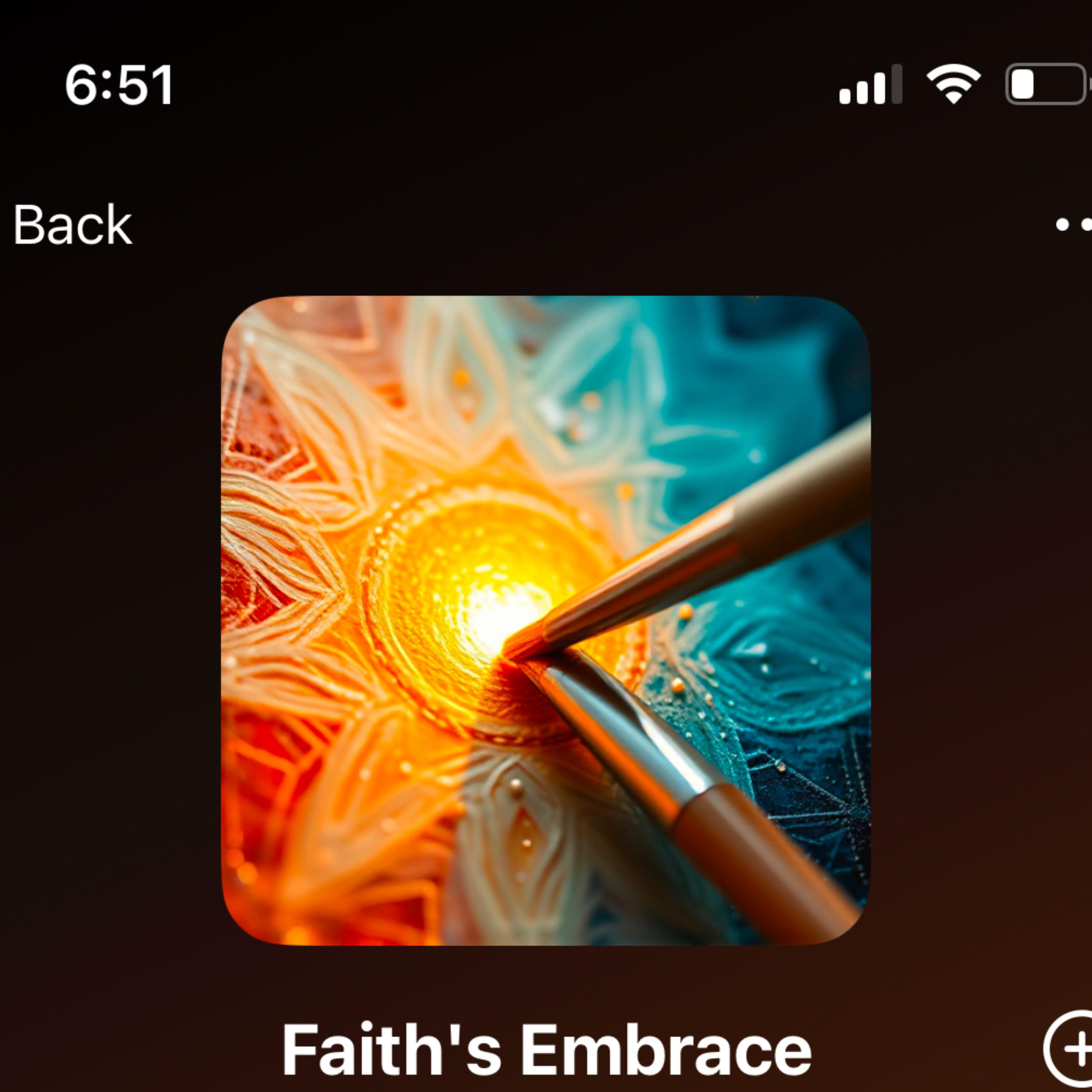 Faith’s Embrace artwork
