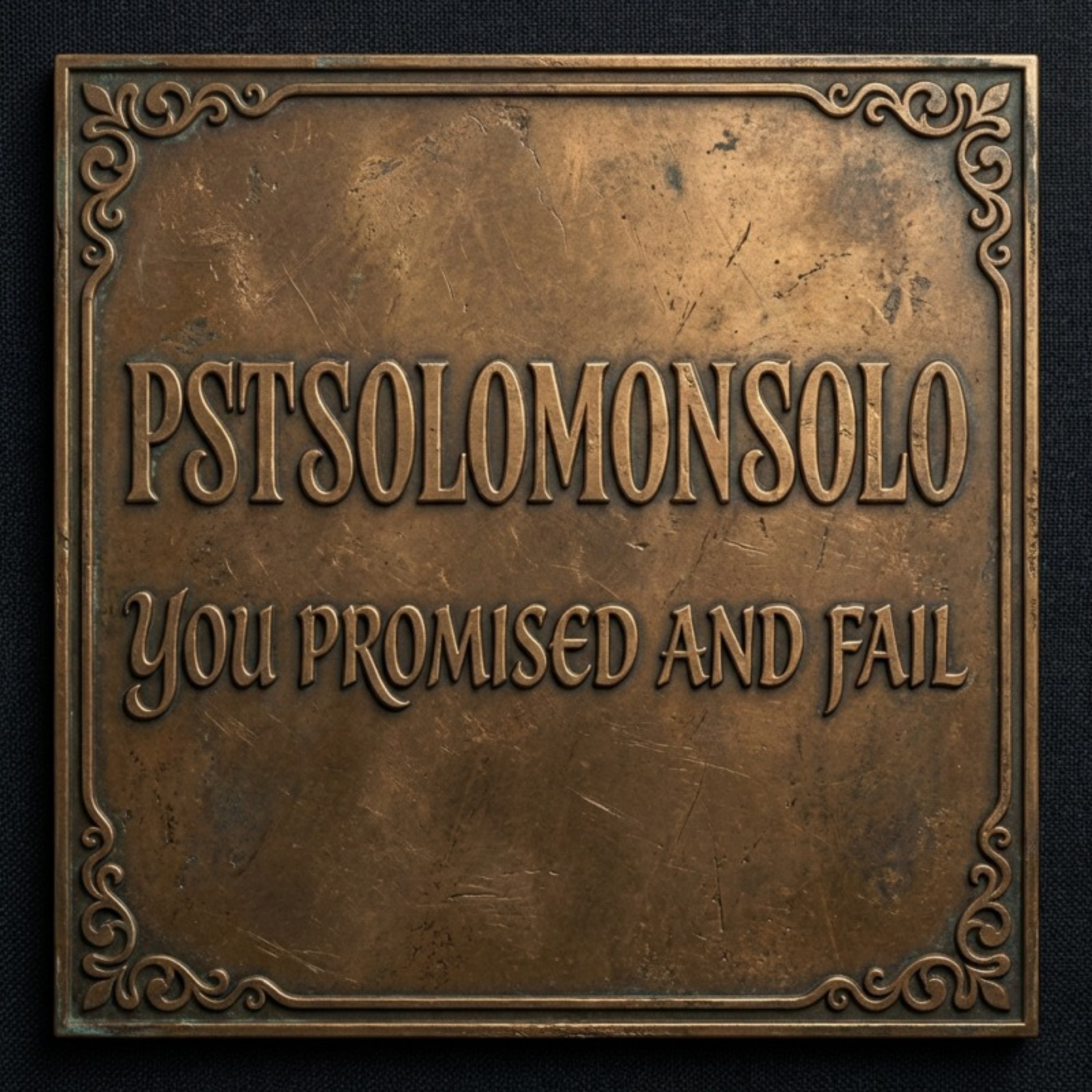 YOU PROMISED AND FAIL by PSTSOLOMONSOLO cover art