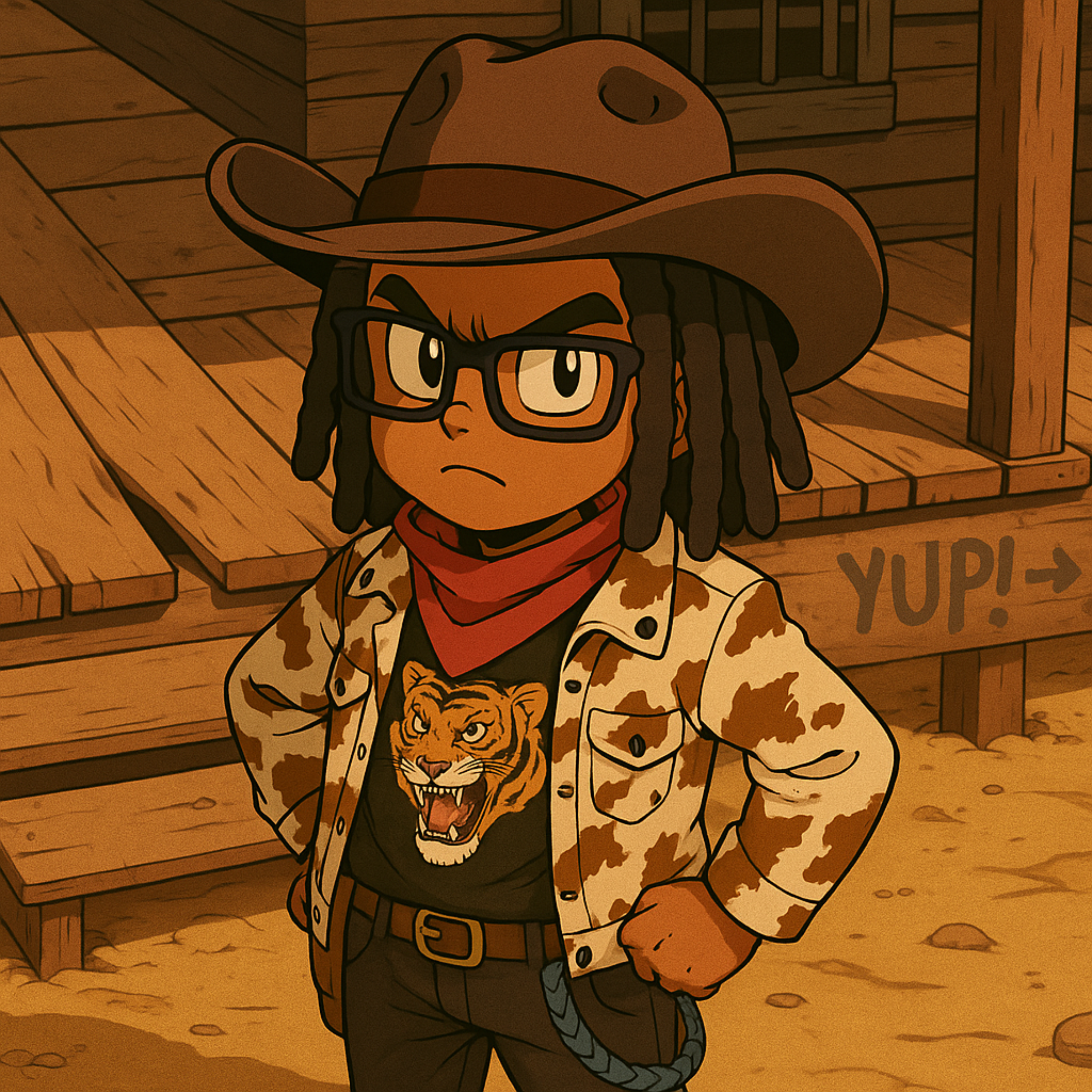 Cowboy Flexin’ artwork