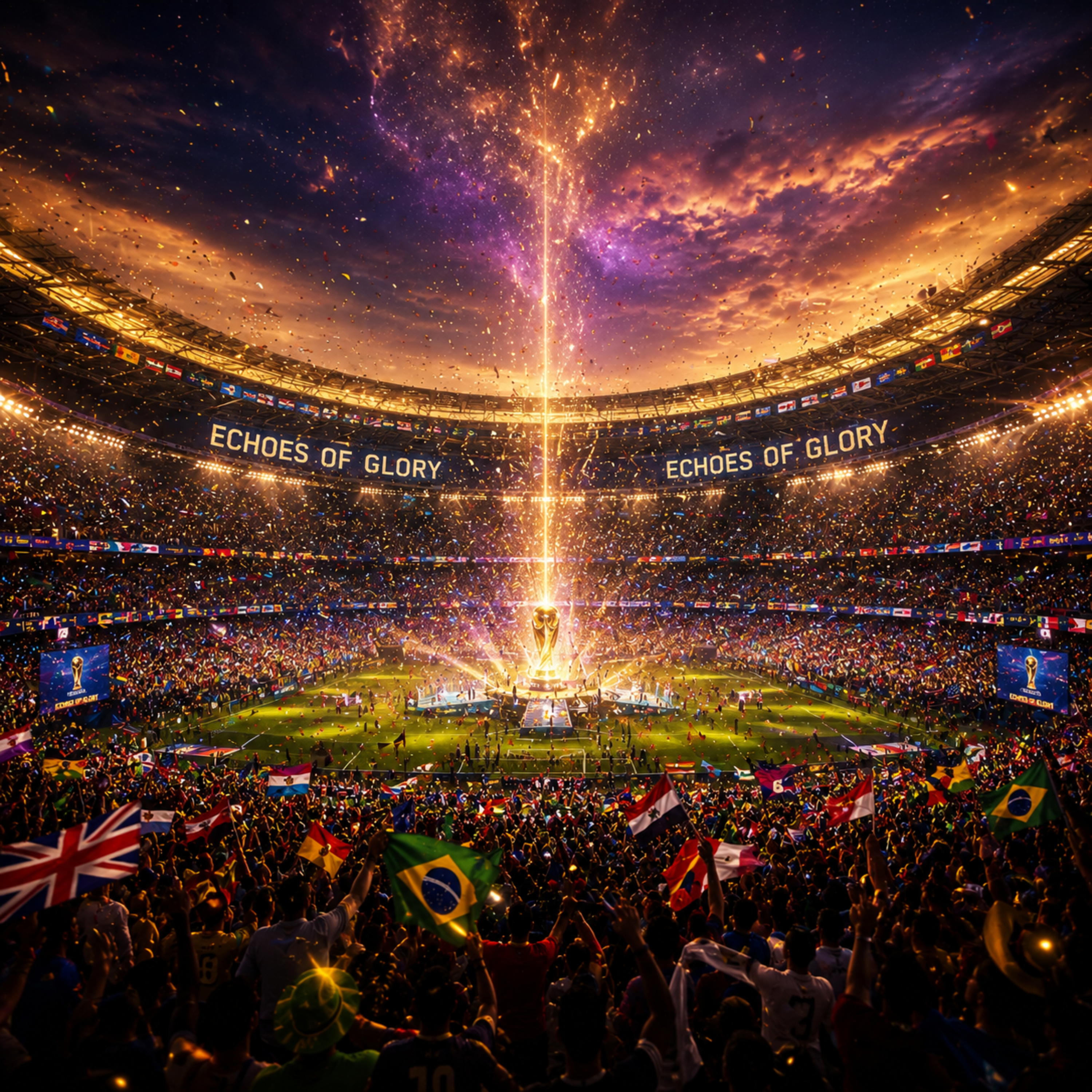 Echoes of Glory (final world cup) by Rabiul Karim cover art