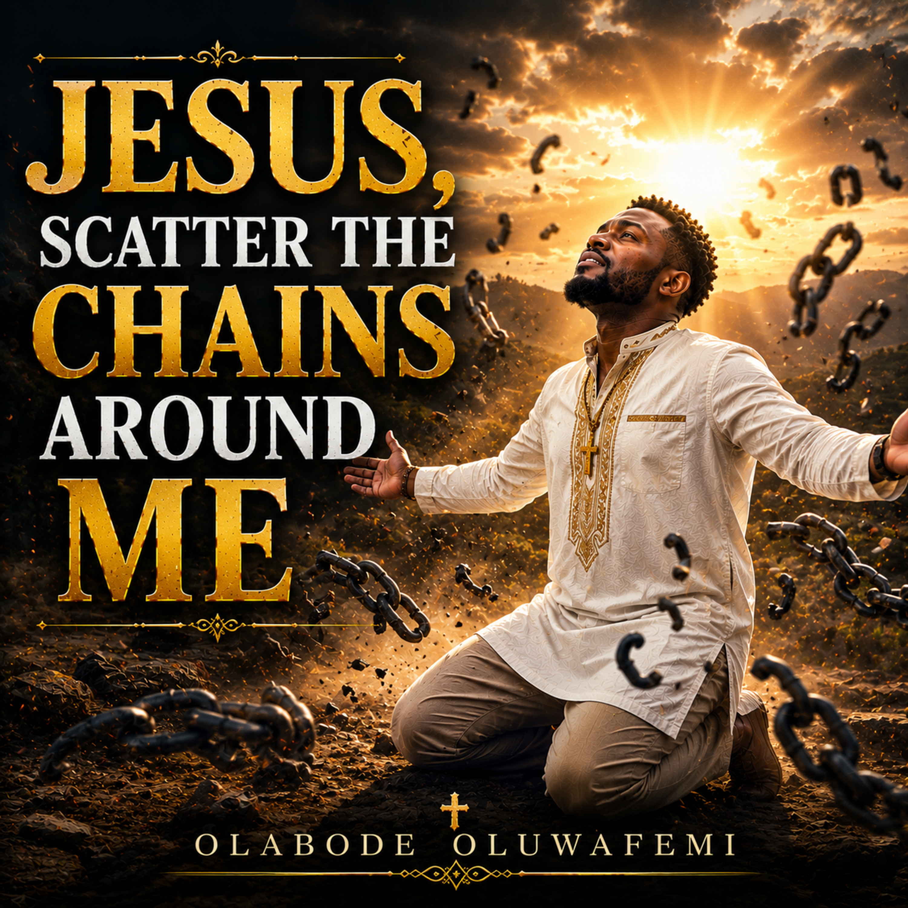 Jesus, Scatter the Chains Around Me by olabode oluwafemi cover art